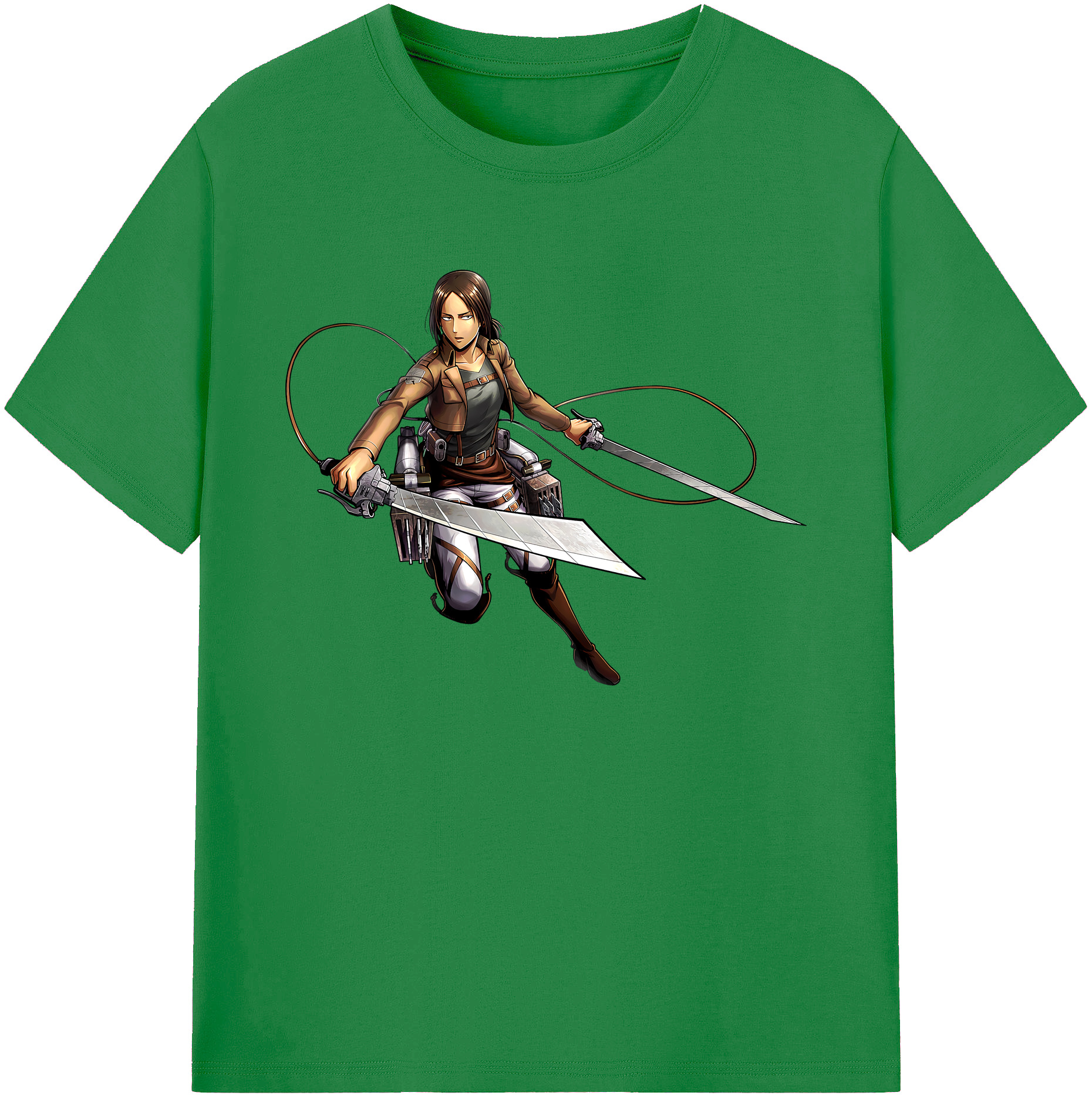 （画像用） 進撃の巨人 Attack on Titan 綿100％ メンズ半袖Tシャツ｜肌触りやわらか＆通気性