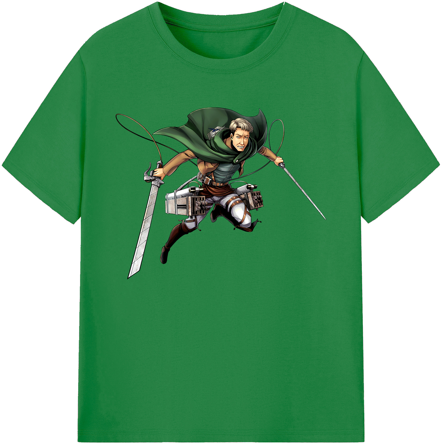 （画像用） 進撃の巨人 Attack on Titan 綿100％ メンズ半袖Tシャツ｜肌触りやわらか＆通気性