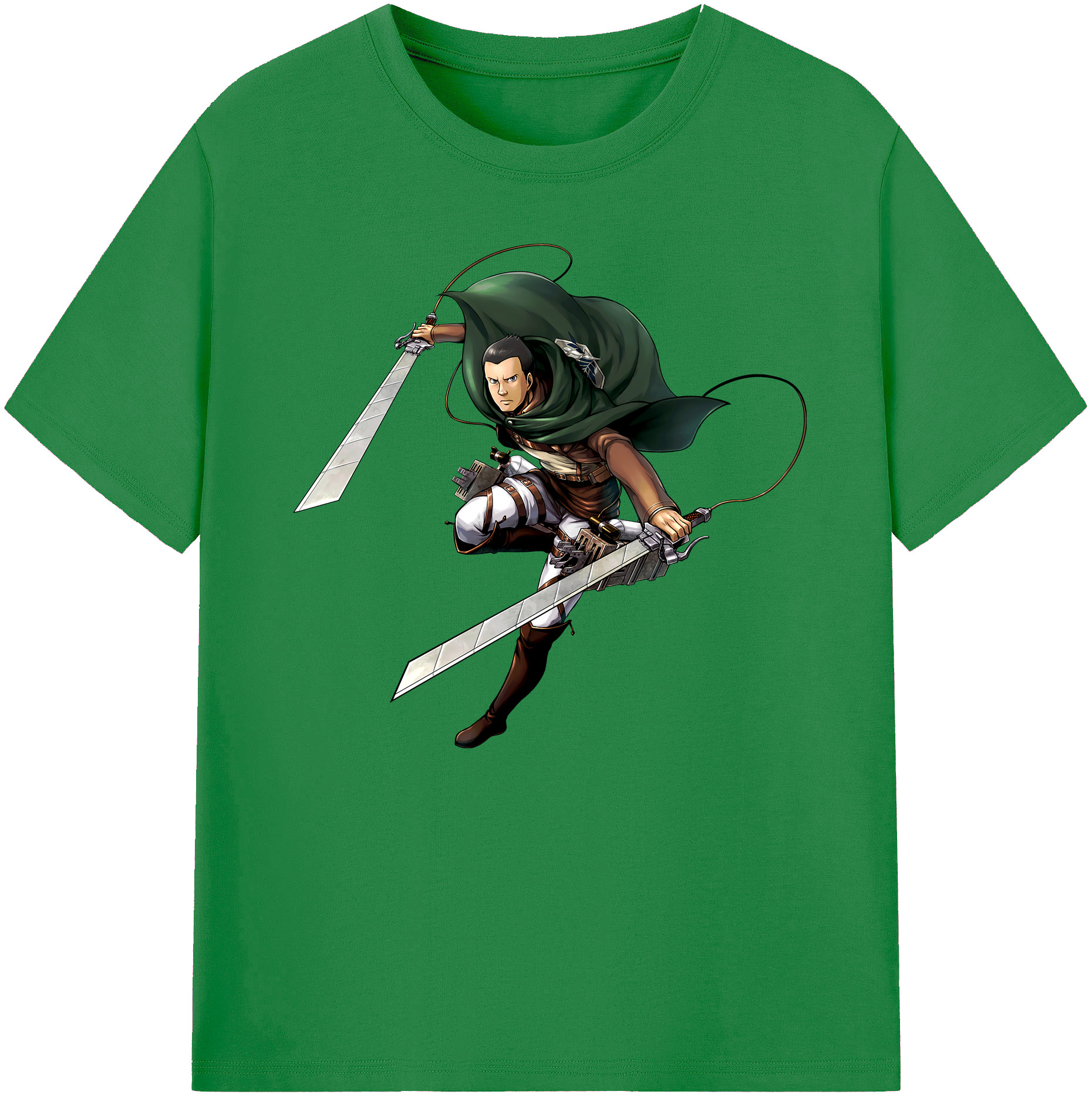 （画像用） 進撃の巨人 Attack on Titan 綿100％ メンズ半袖Tシャツ｜肌触りやわらか＆通気性
