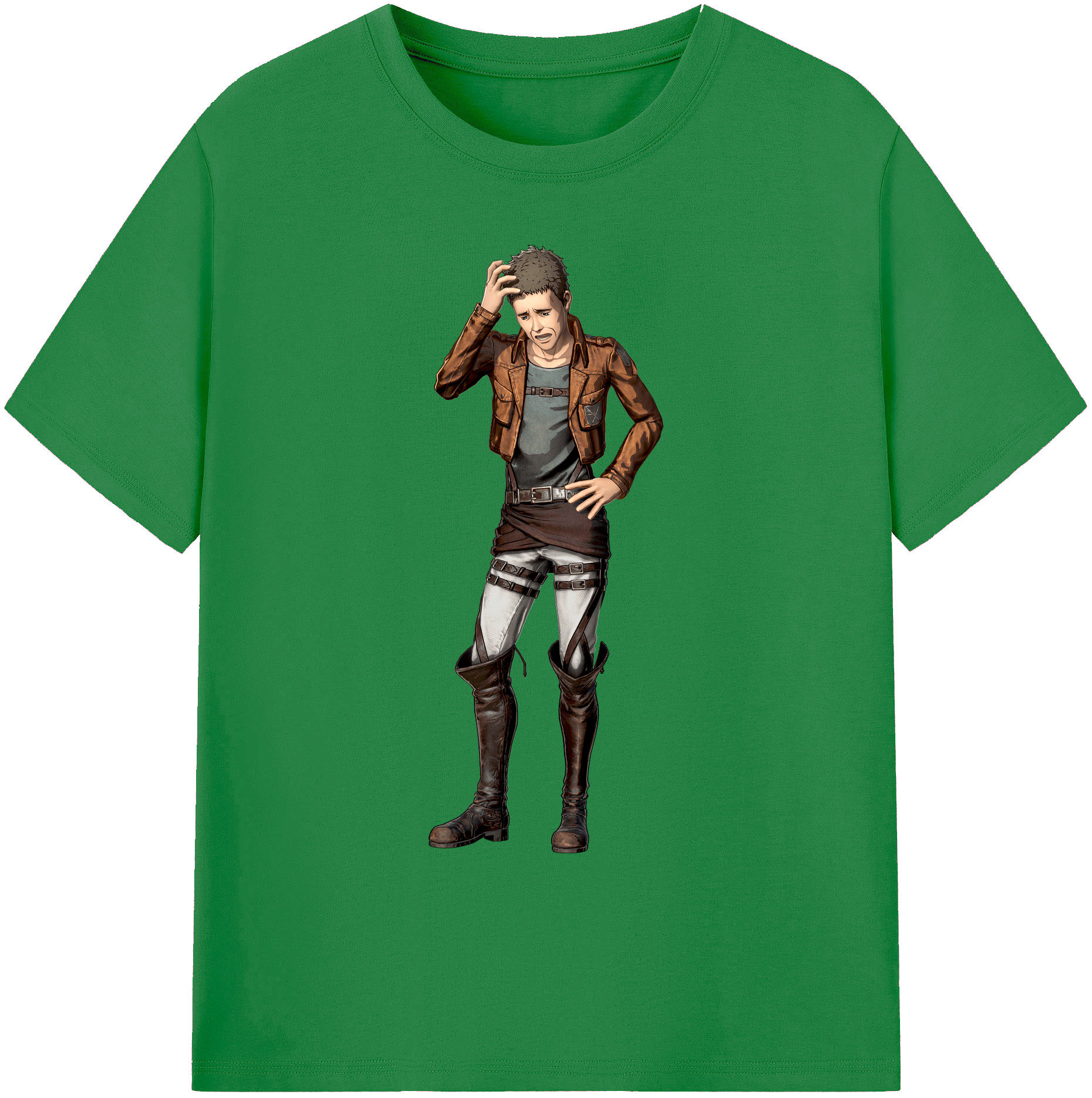 （画像用） 進撃の巨人 Attack on Titan 綿100％ メンズ半袖Tシャツ｜肌触りやわらか＆通気性