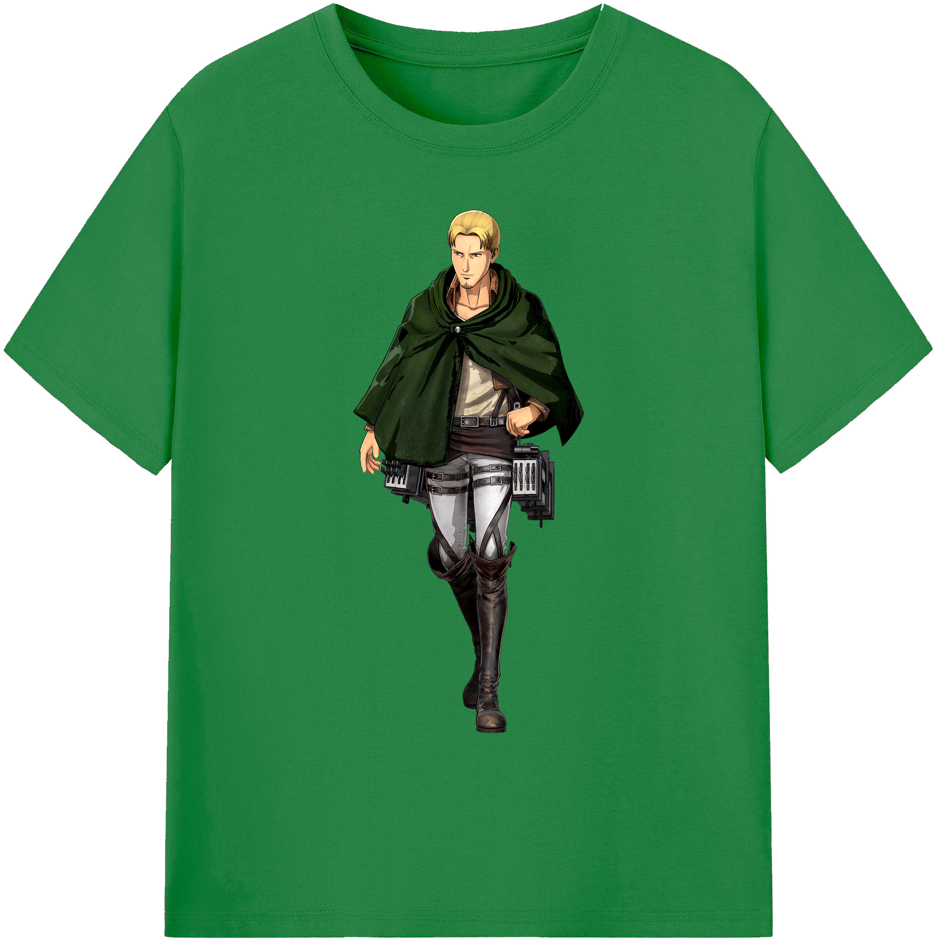 （画像用） 進撃の巨人 Attack on Titan 綿100％ メンズ半袖Tシャツ｜肌触りやわらか＆通気性