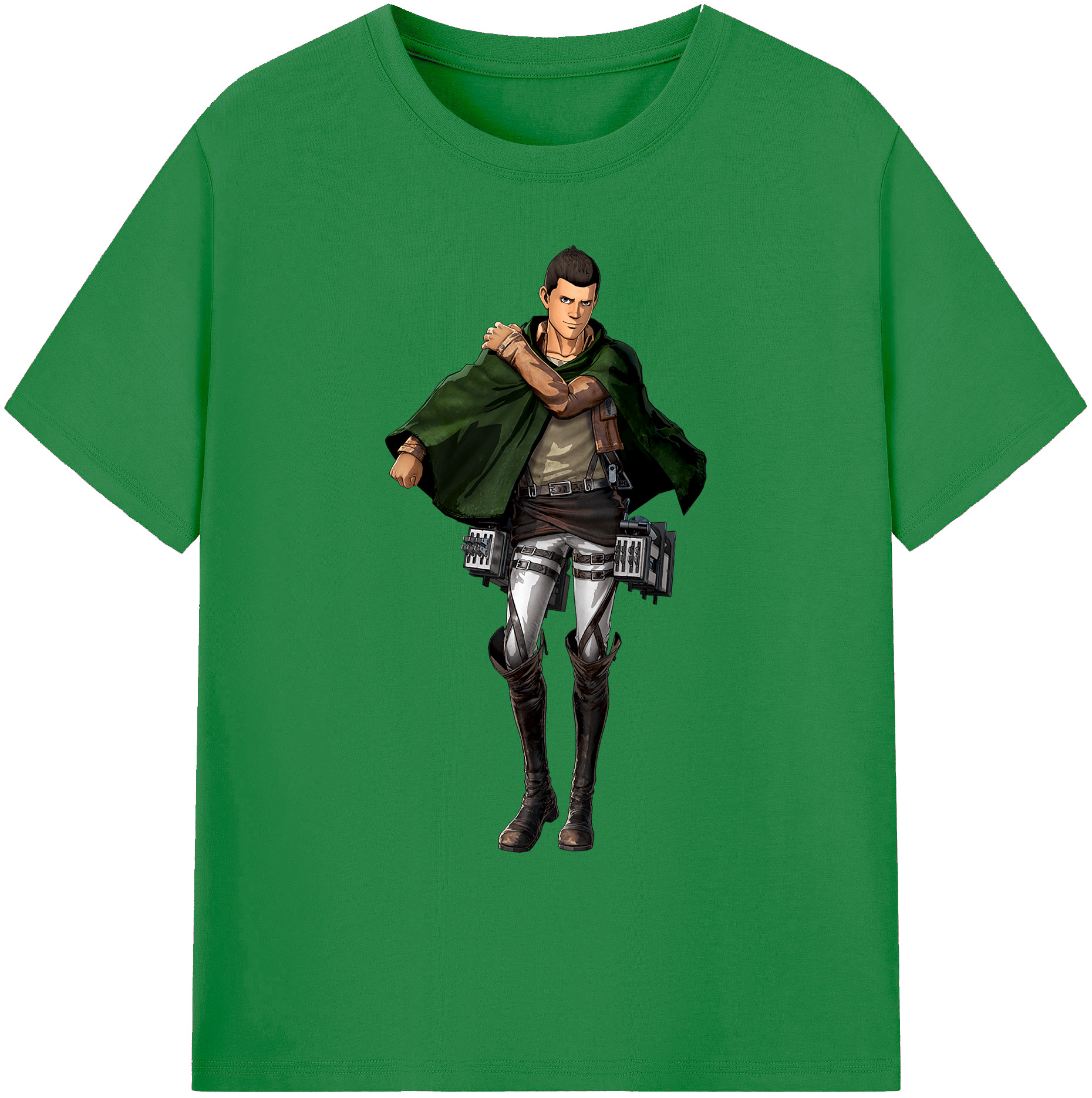 （画像用） 進撃の巨人 Attack on Titan 綿100％ メンズ半袖Tシャツ｜肌触りやわらか＆通気性