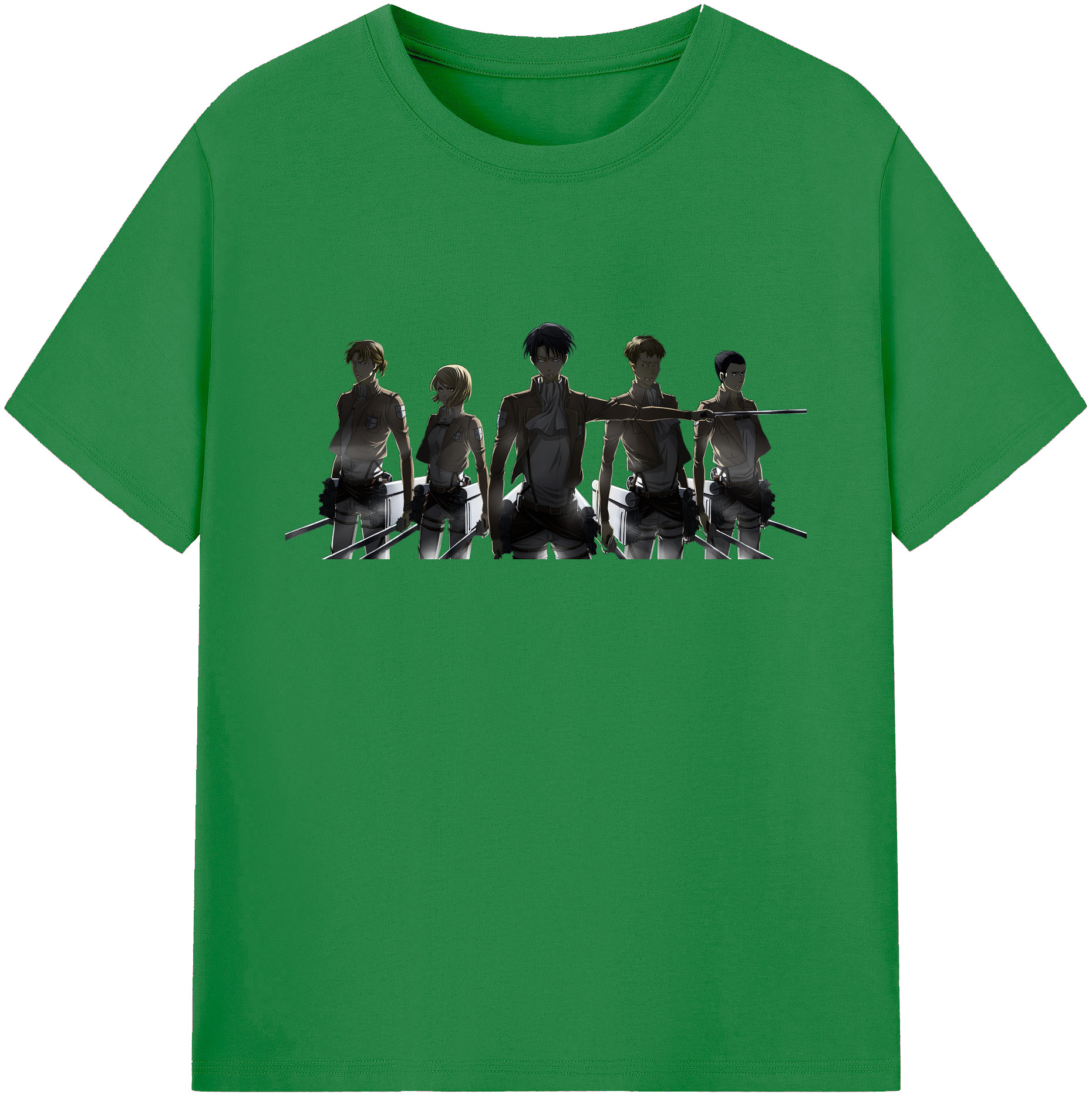 （画像用） 進撃の巨人 Attack on Titan 綿100％ メンズ半袖Tシャツ｜肌触りやわらか＆通気性