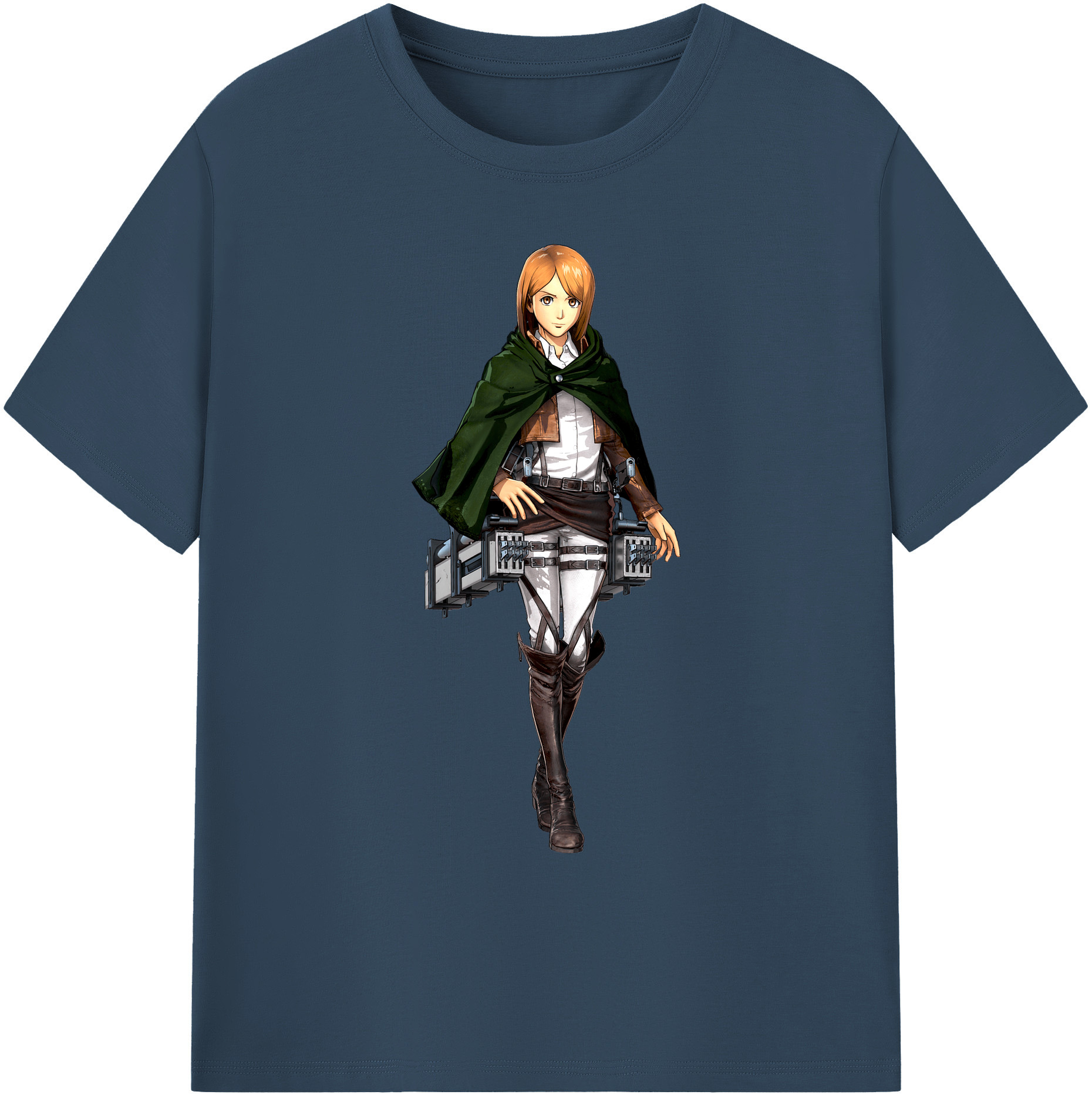 （画像用） 進撃の巨人 ペトラ·ラル Attack on Titan Petra Rall 綿100％ メンズ半袖Tシャツ｜肌触りやわらか＆通気性