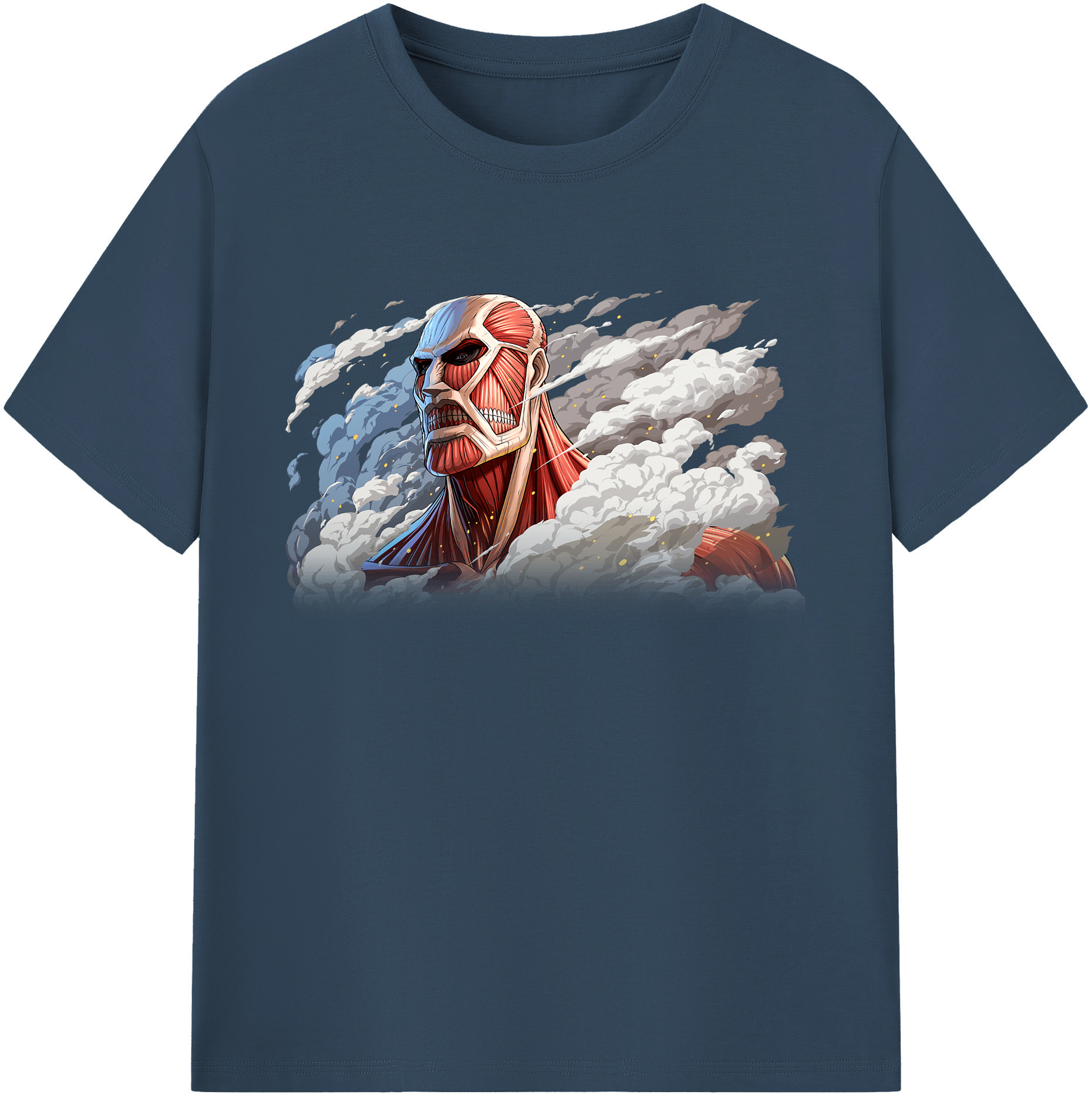 （画像用） 進撃の巨人 Attack on Titan 綿100％ メンズ半袖Tシャツ｜肌触りやわらか＆通気性