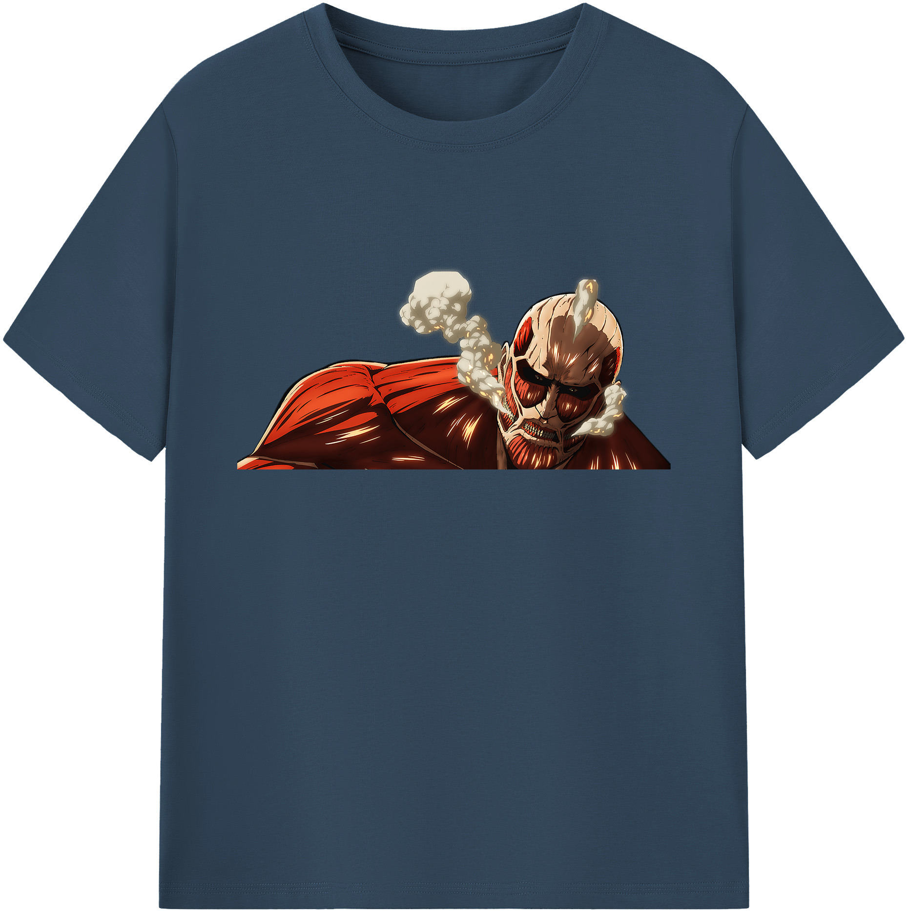 （画像用） 進撃の巨人 Attack on Titan 綿100％ メンズ半袖Tシャツ｜肌触りやわらか＆通気性