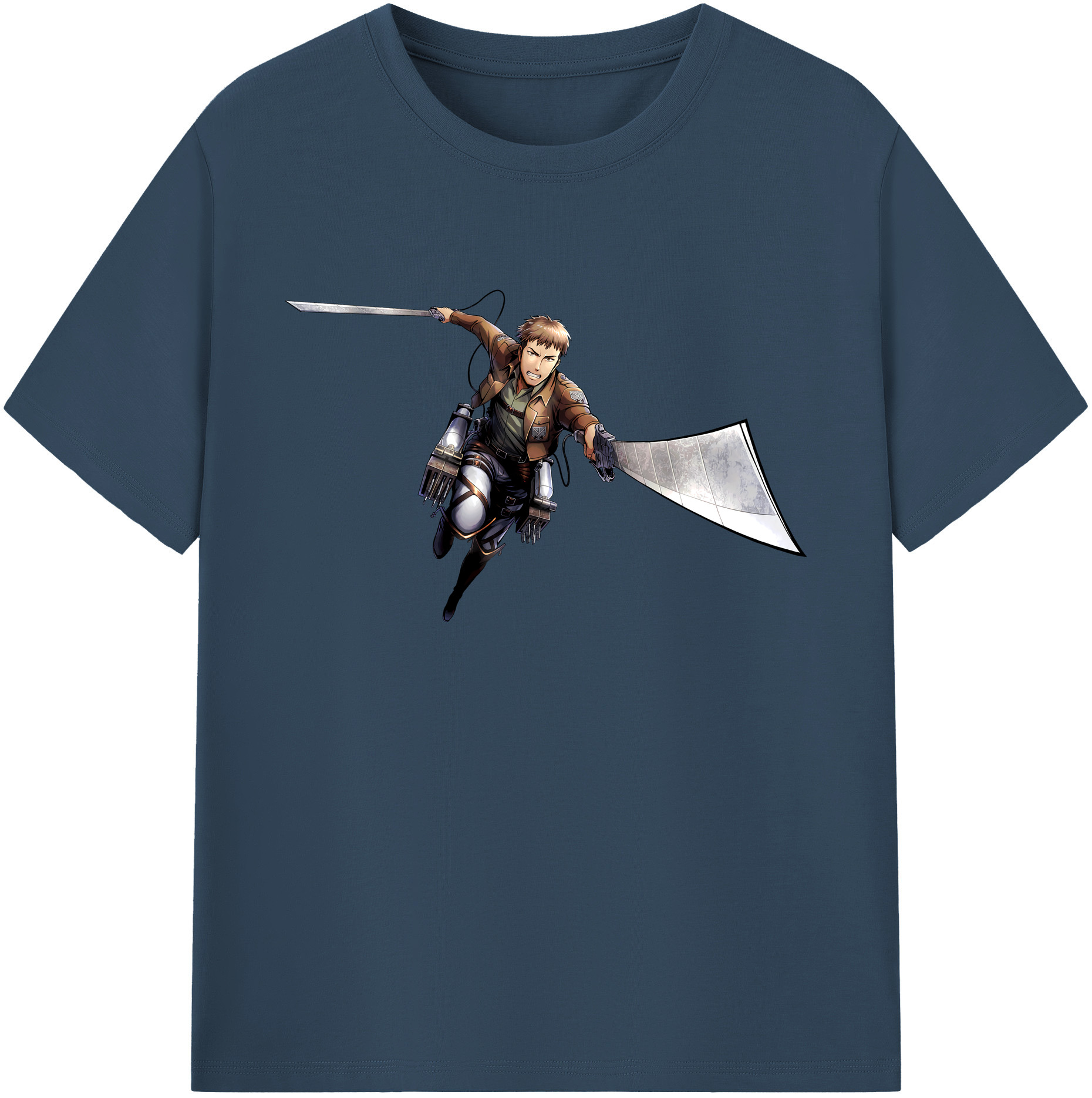 （画像用） 進撃の巨人 Attack on Titan 綿100％ メンズ半袖Tシャツ｜肌触りやわらか＆通気性