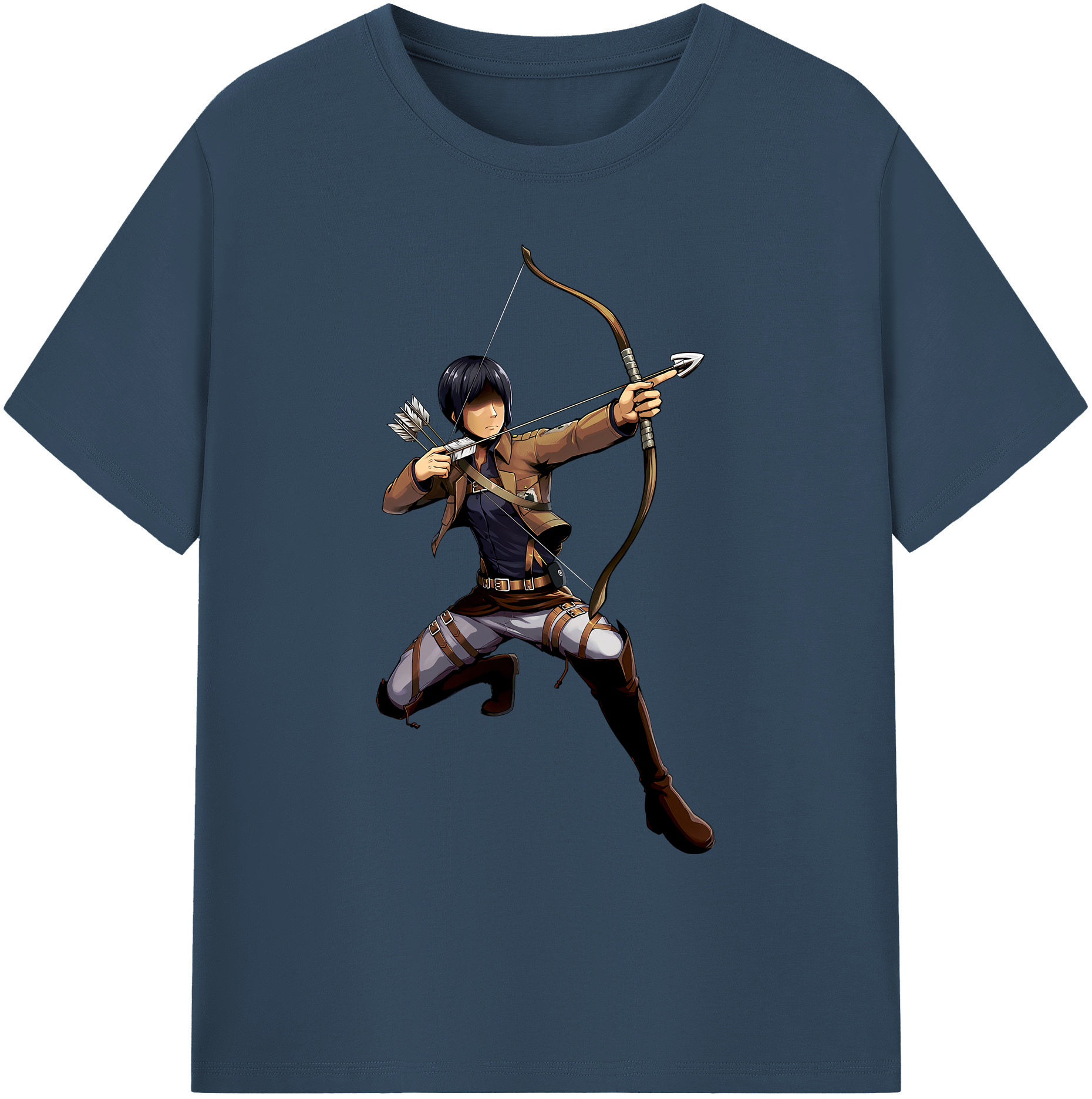 （画像用） 進撃の巨人 Attack on Titan 綿100％ メンズ半袖Tシャツ｜肌触りやわらか＆通気性
