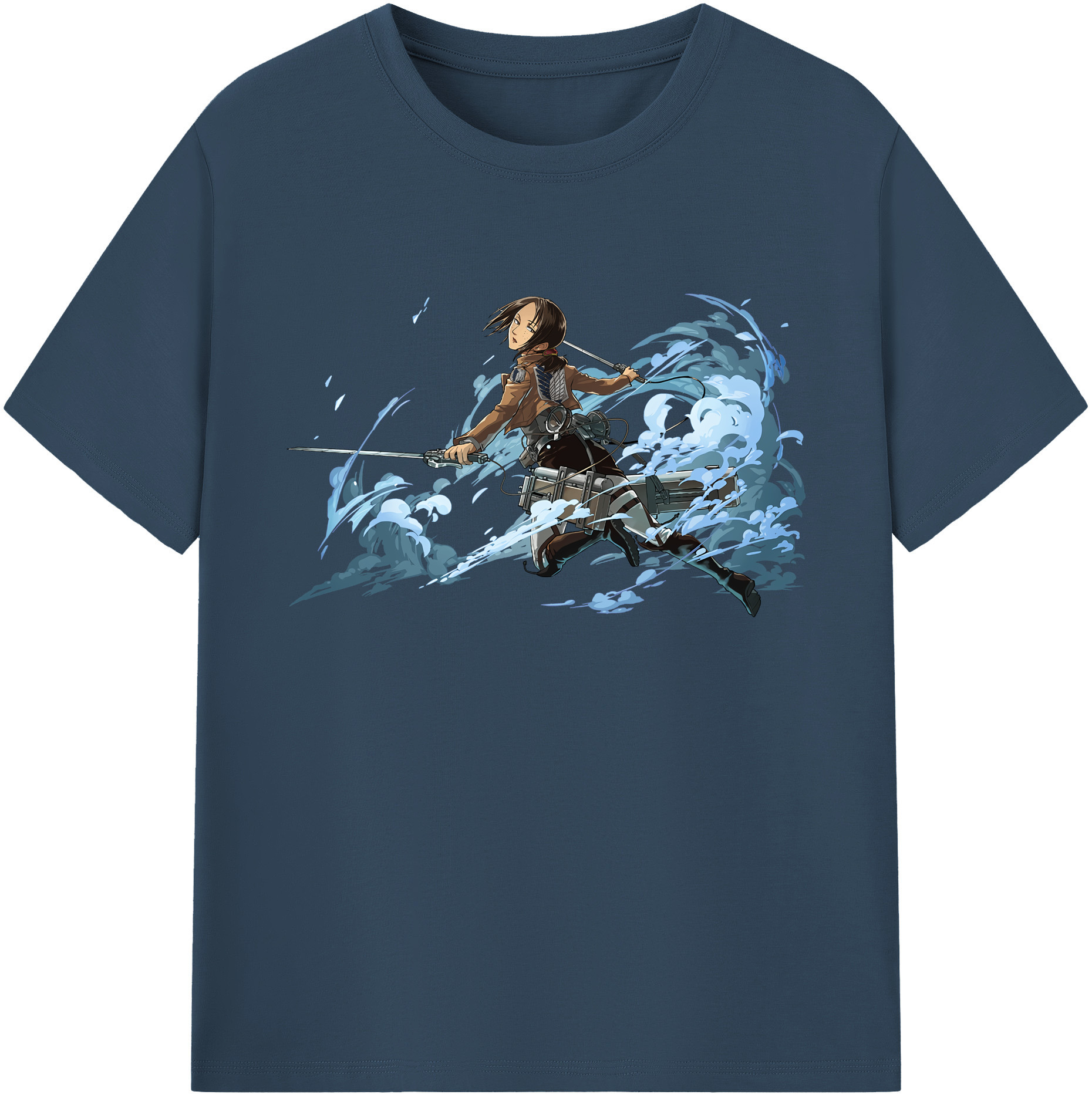 （画像用） 進撃の巨人 Attack on Titan 綿100％ メンズ半袖Tシャツ｜肌触りやわらか＆通気性