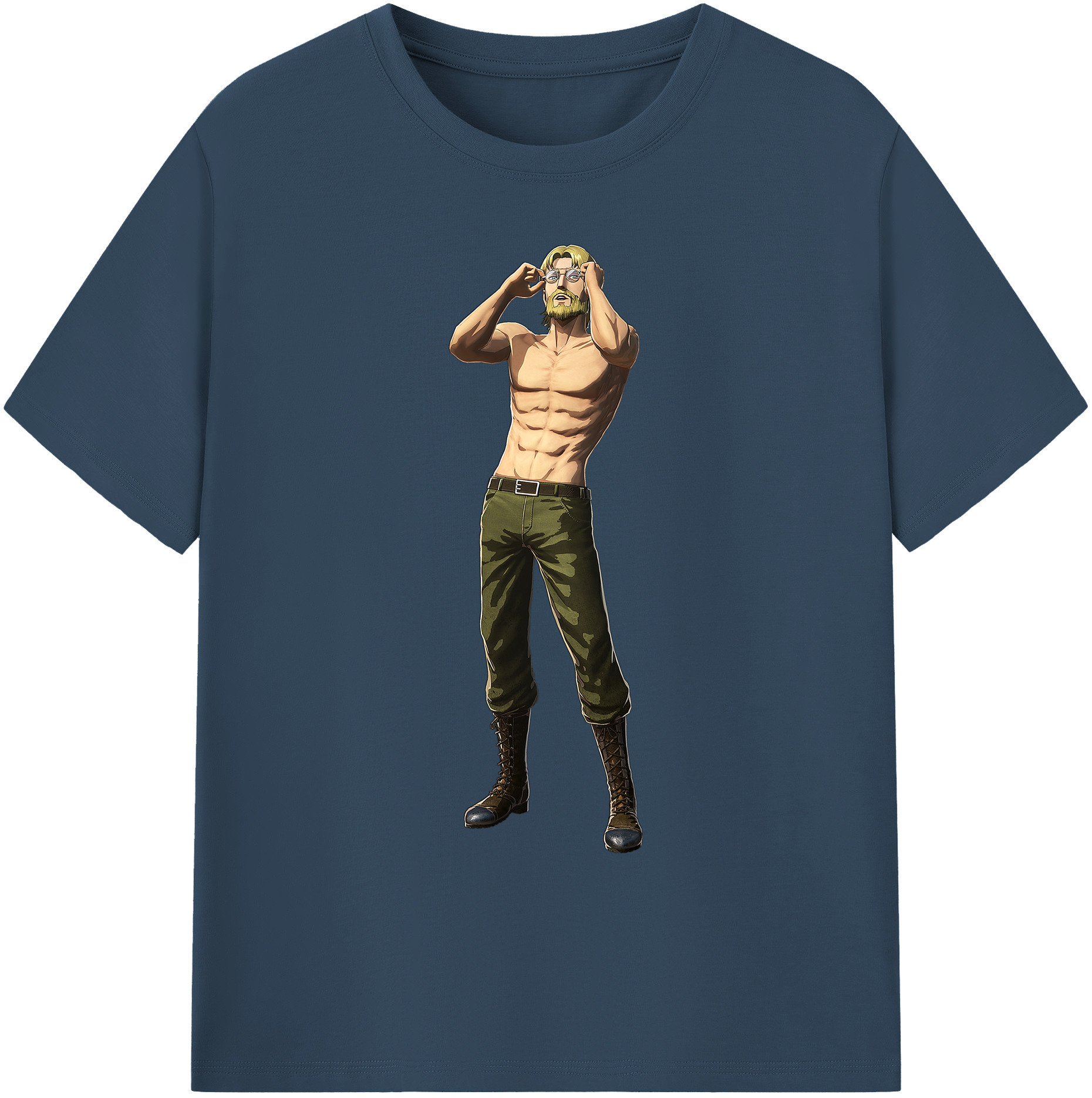 （画像用） 進撃の巨人 Attack on Titan 綿100％ メンズ半袖Tシャツ｜肌触りやわらか＆通気性