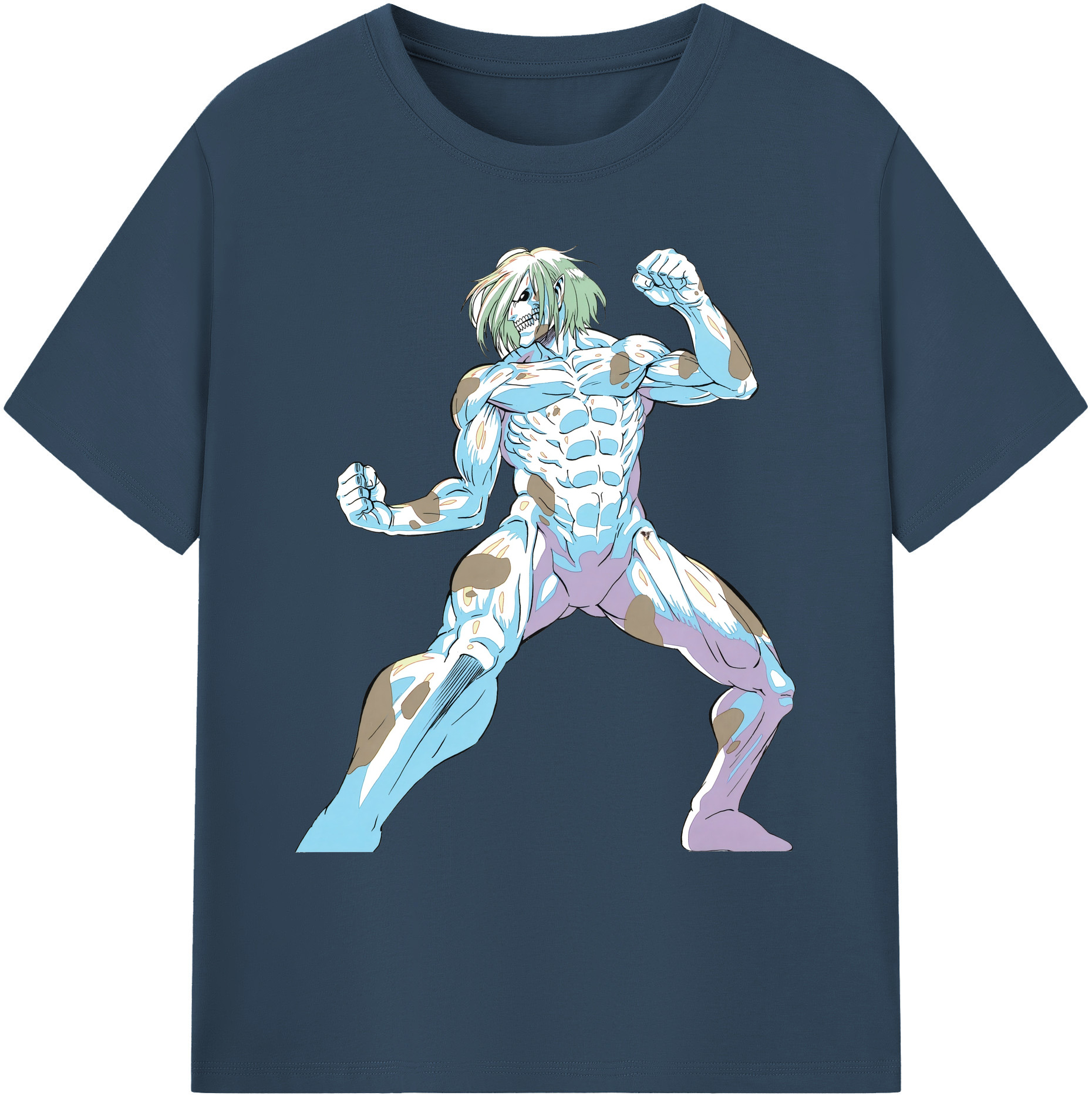 （画像用） 進撃の巨人 Attack on Titan 綿100％ メンズ半袖Tシャツ｜肌触りやわらか＆通気性