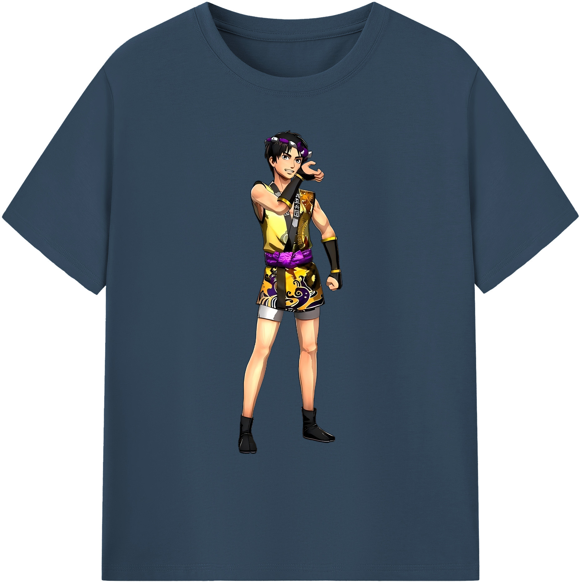 （画像用） 進撃の巨人 リヴァイ·アッカーマン Attack on Titan Levi Ackerman 綿100％ メンズ半袖Tシャツ｜肌触りやわらか＆通気性