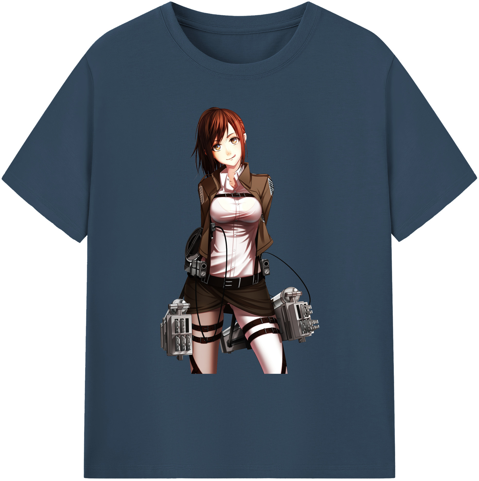 （画像用） 進撃の巨人 サシャ·ブラウス Attack on Titan Sasha Blaus 綿100％ メンズ半袖Tシャツ｜肌触りやわらか＆通気性
