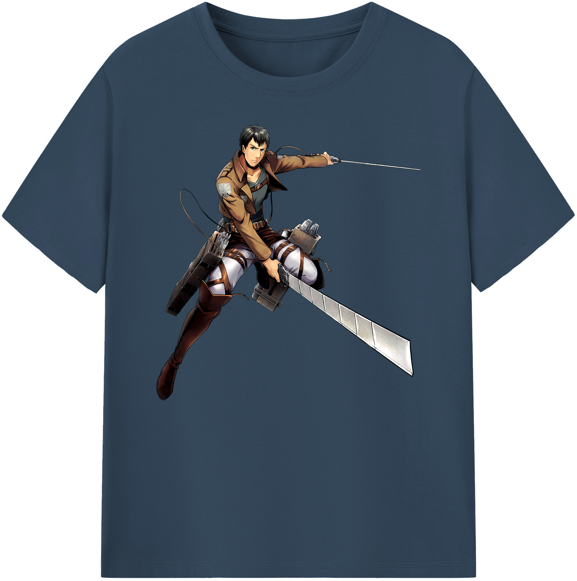 （画像用） 進撃の巨人 ベルトルト・フーバー Attack on Titan Bertholdt Hoover 綿100％ メンズ半袖Tシャツ｜肌触りやわらか＆通気性
