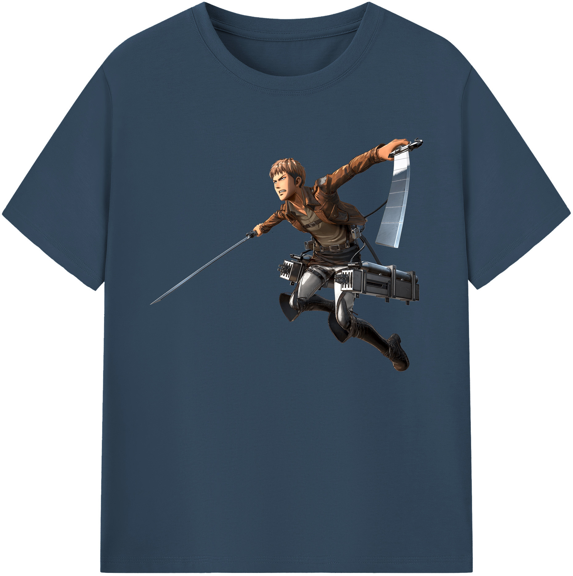 （画像用） 進撃の巨人 ジャン・キルシュタイン Attack on Titan Jean Kirstein 綿100％ メンズ半袖Tシャツ｜肌触りやわらか＆通気性