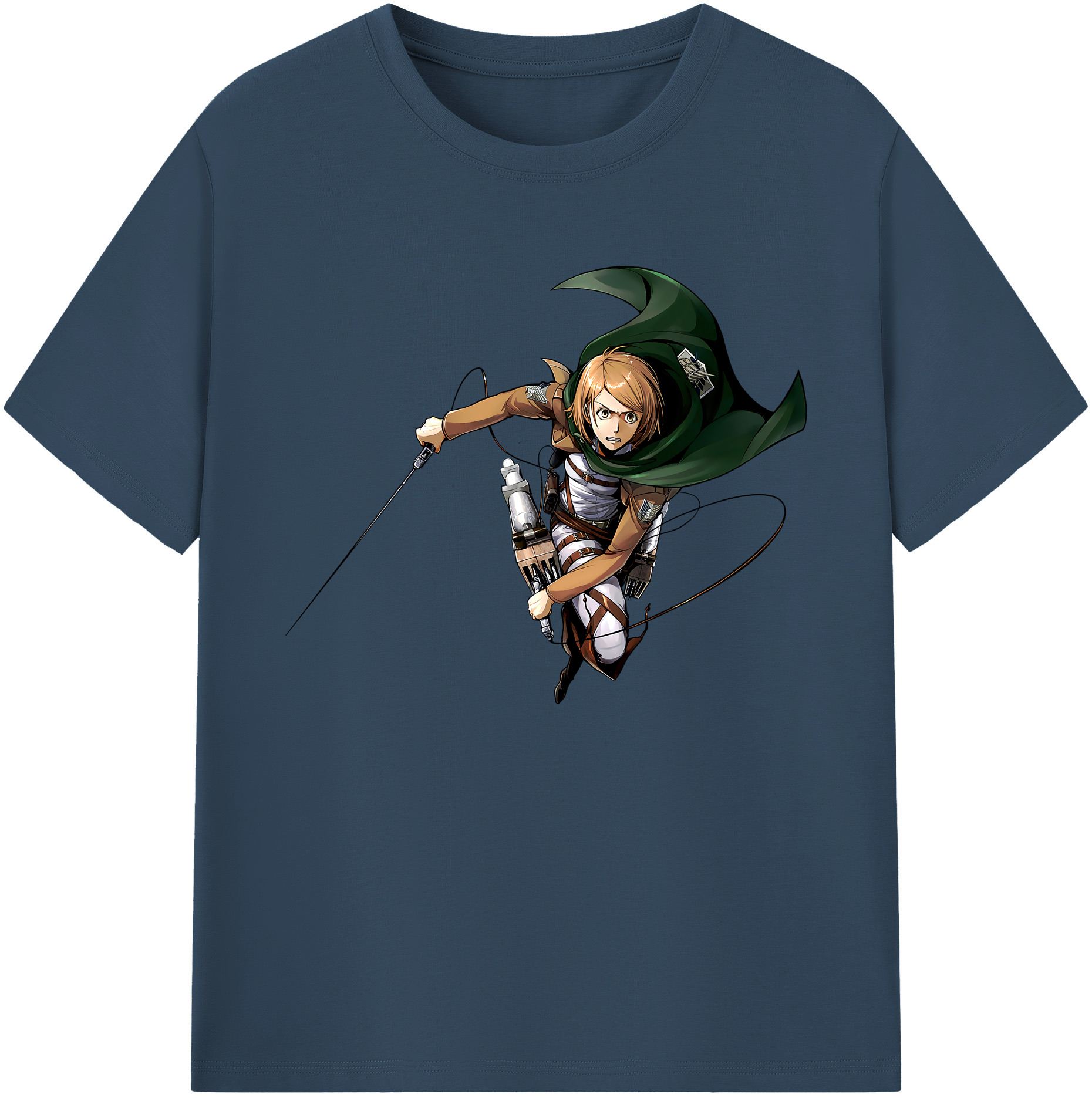 （画像用） 進撃の巨人 ペトラ·ラル Attack on Titan Petra Rall 綿100％ メンズ半袖Tシャツ｜肌触りやわらか＆通気性