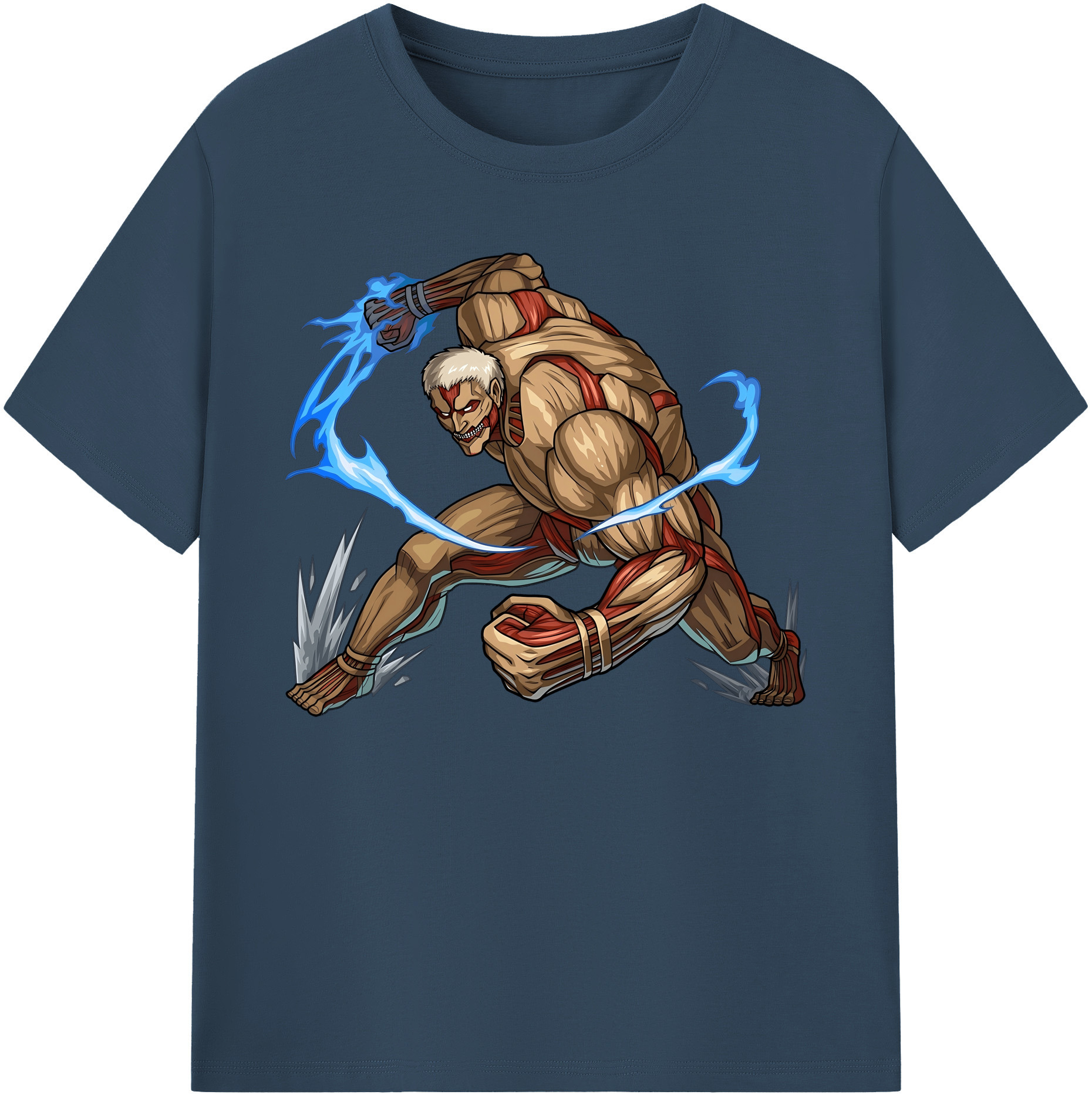 （画像用） 進撃の巨人 Attack on Titan 綿100％ メンズ半袖Tシャツ｜肌触りやわらか＆通気性
