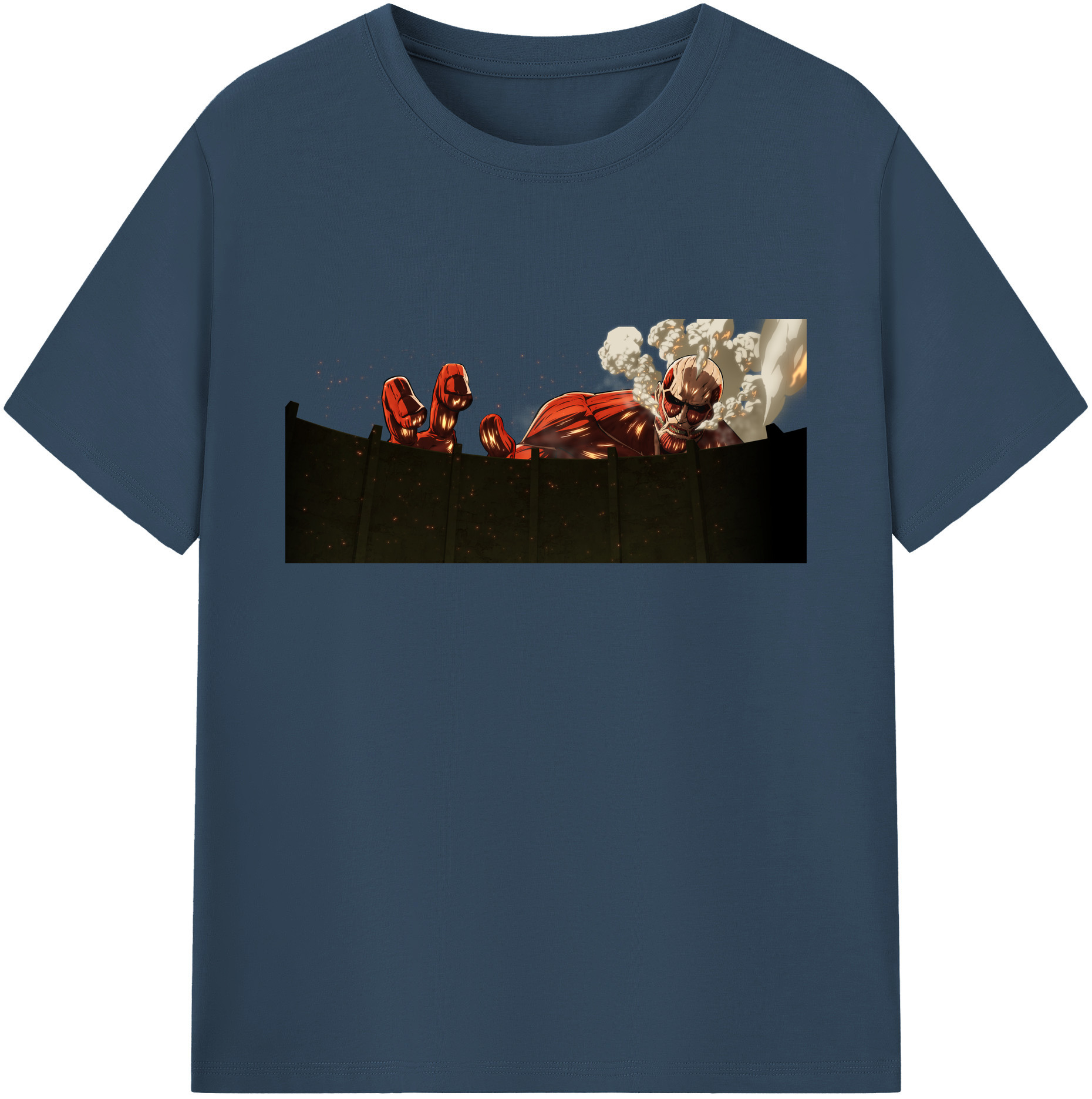 （画像用） 進撃の巨人 Attack on Titan 綿100％ メンズ半袖Tシャツ｜肌触りやわらか＆通気性