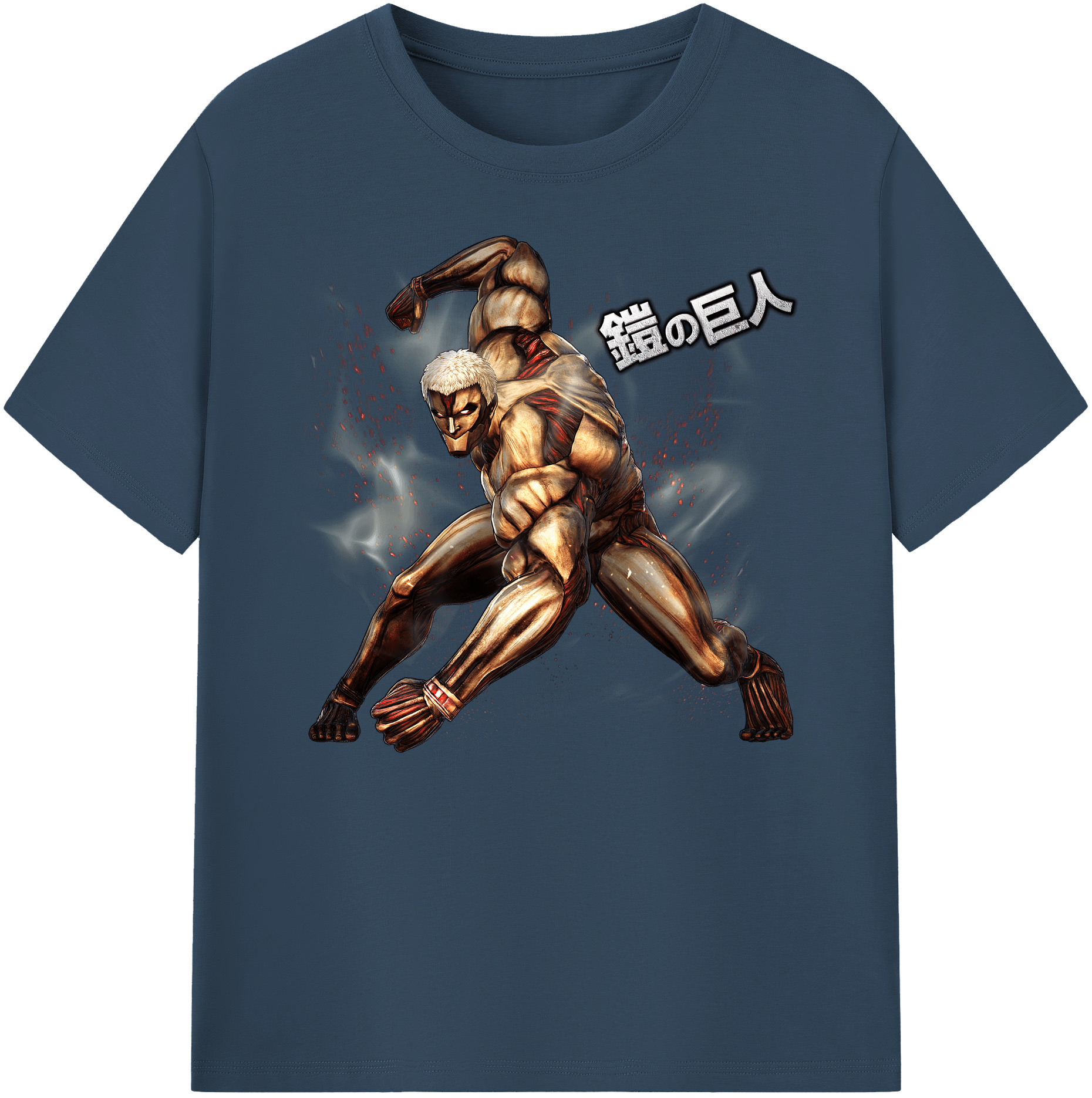 （画像用） 進撃の巨人 Attack on Titan 綿100％ メンズ半袖Tシャツ｜肌触りやわらか＆通気性