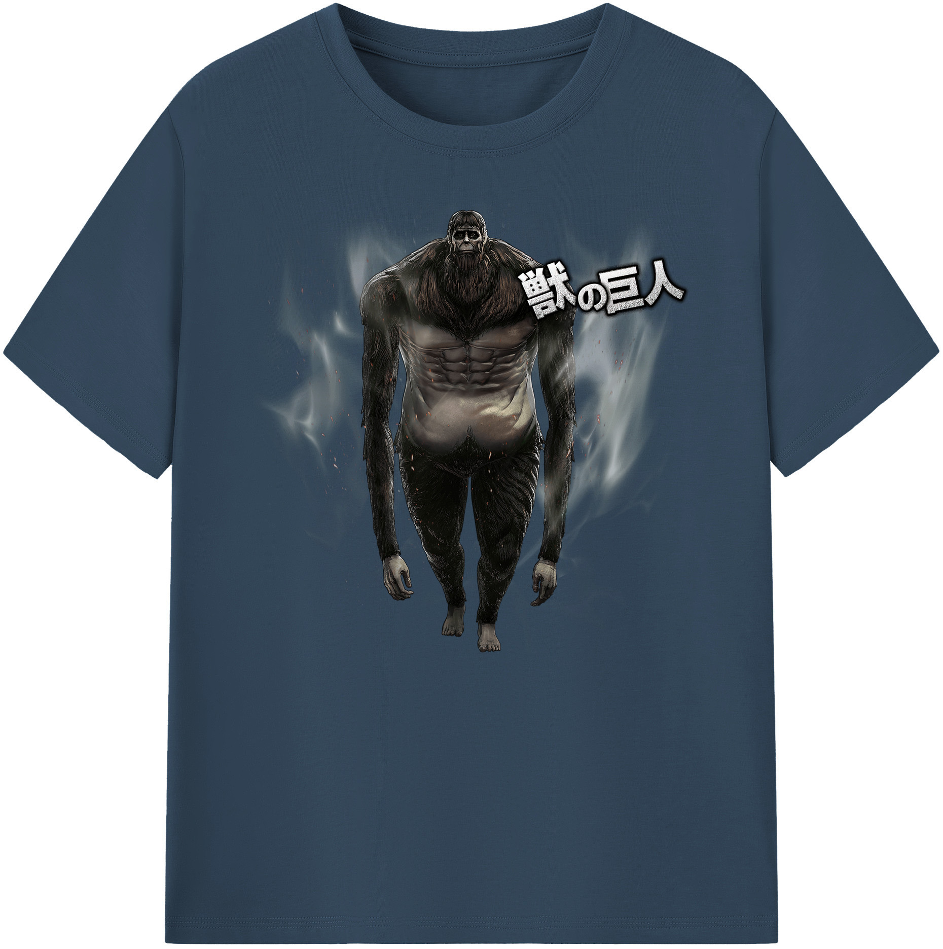 （画像用） 進撃の巨人 Attack on Titan 綿100％ メンズ半袖Tシャツ｜肌触りやわらか＆通気性
