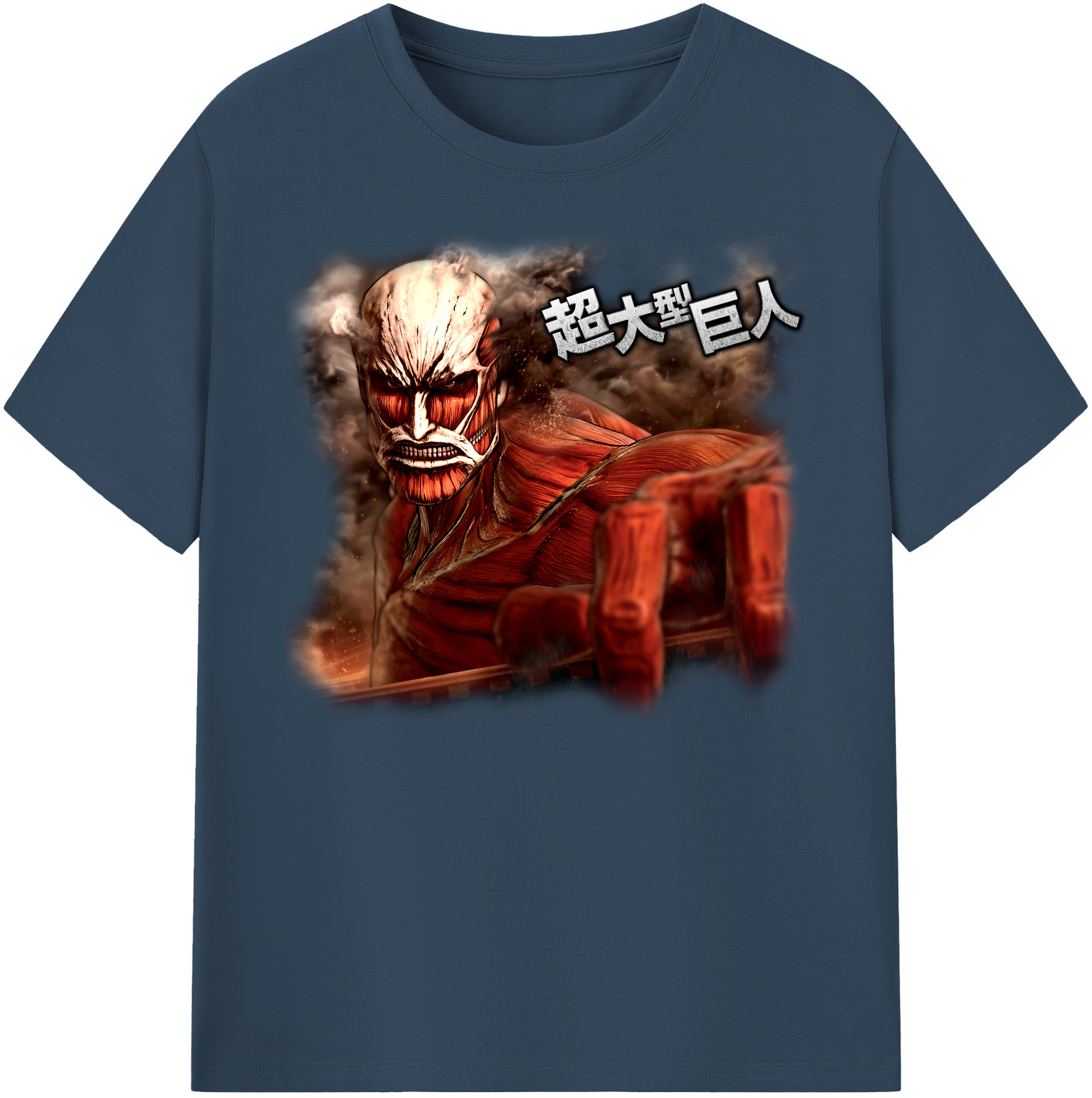 （画像用） 進撃の巨人 Attack on Titan 綿100％ メンズ半袖Tシャツ｜肌触りやわらか＆通気性