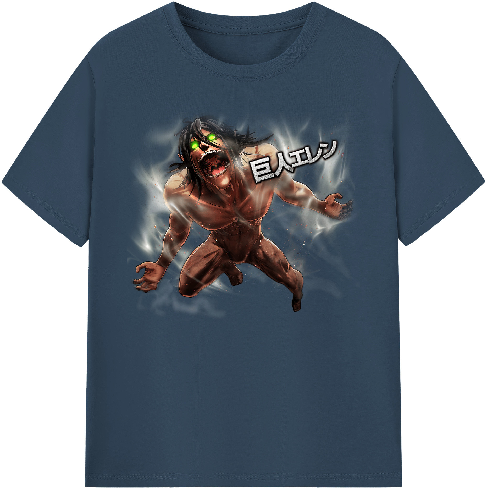 （画像用） 進撃の巨人 Attack on Titan 綿100％ メンズ半袖Tシャツ｜肌触りやわらか＆通気性