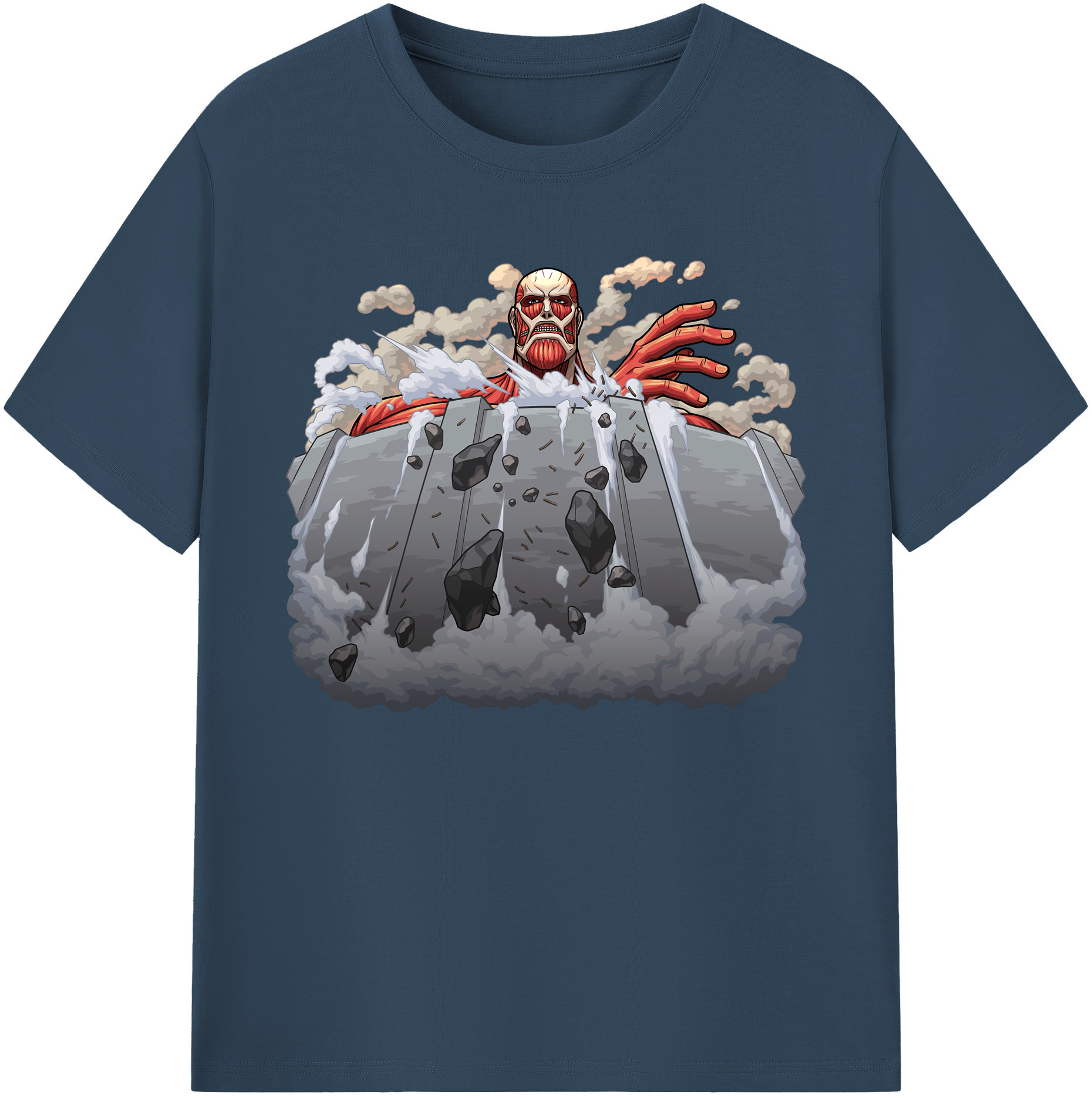 （画像用） 進撃の巨人 Attack on Titan 綿100％ メンズ半袖Tシャツ｜肌触りやわらか＆通気性
