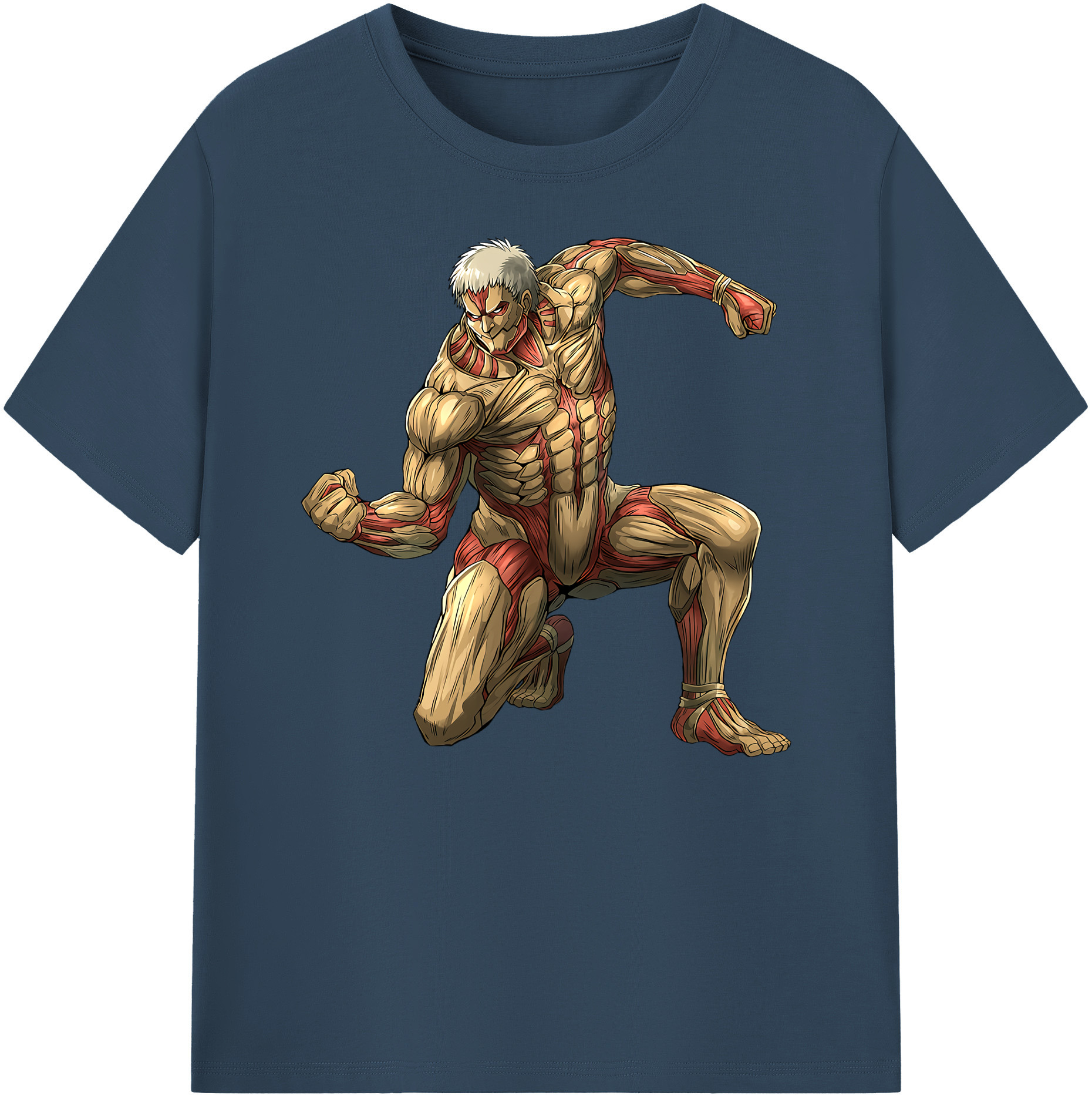 （画像用） 進撃の巨人 Attack on Titan 綿100％ メンズ半袖Tシャツ｜肌触りやわらか＆通気性