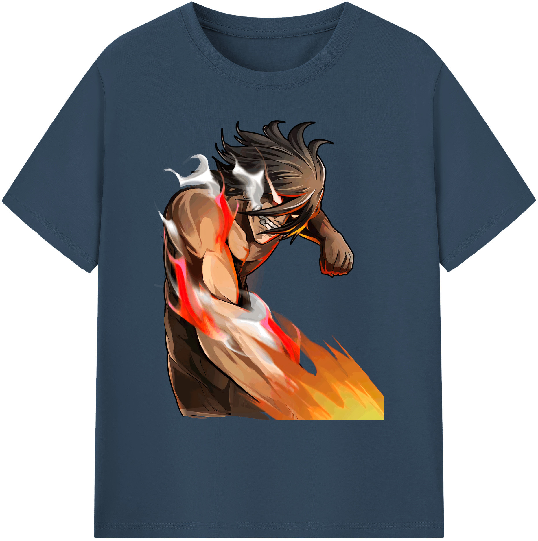（画像用） 進撃の巨人 Attack on Titan 綿100％ メンズ半袖Tシャツ｜肌触りやわらか＆通気性
