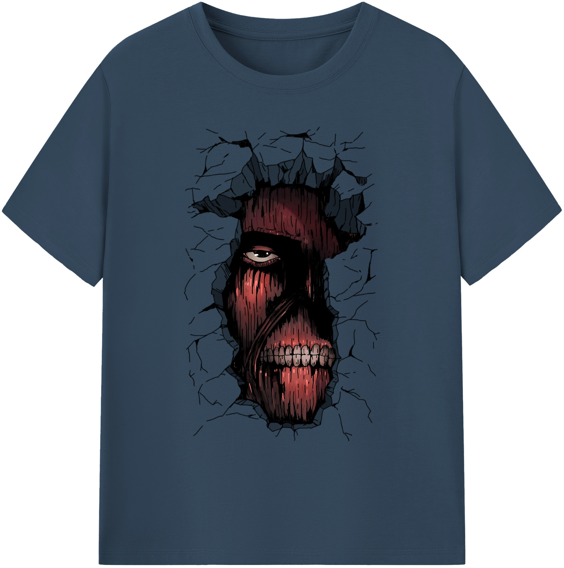 （画像用） 進撃の巨人 Attack on Titan 綿100％ メンズ半袖Tシャツ｜肌触りやわらか＆通気性