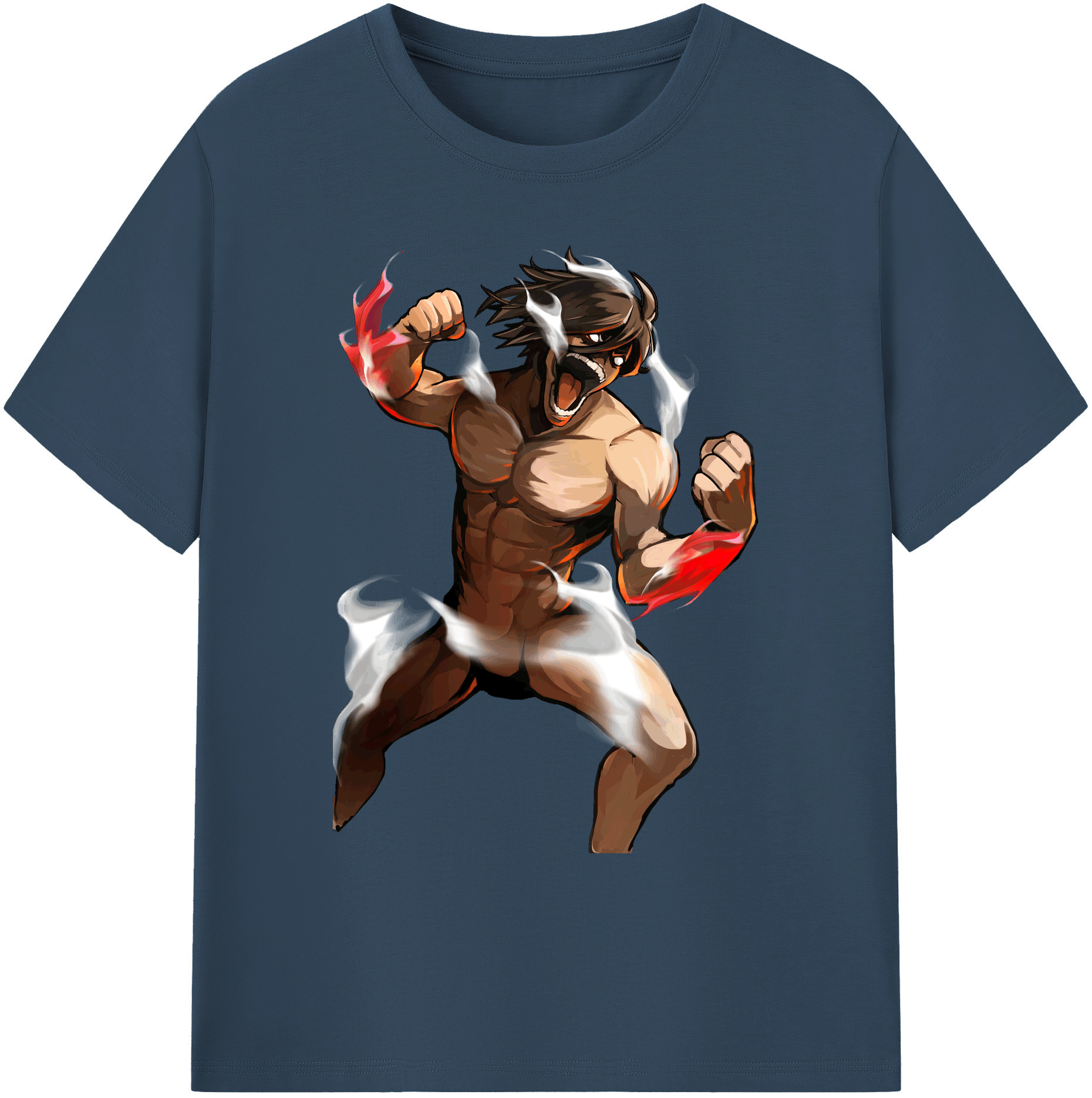 （画像用） 進撃の巨人 Attack on Titan 綿100％ メンズ半袖Tシャツ｜肌触りやわらか＆通気性