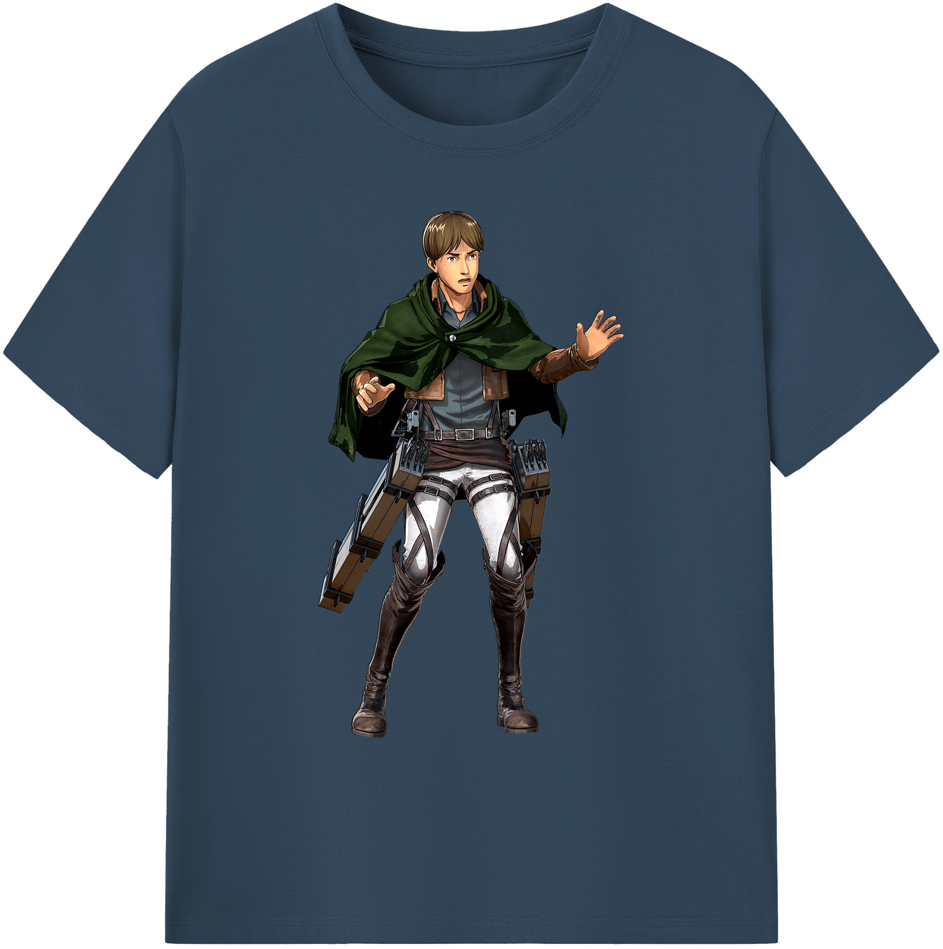 （画像用） 進撃の巨人 Attack on Titan 綿100％ メンズ半袖Tシャツ｜肌触りやわらか＆通気性
