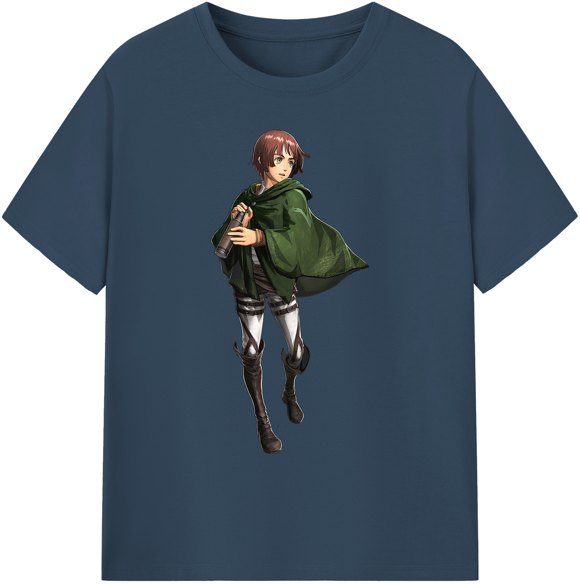 （画像用） 進撃の巨人 Attack on Titan 綿100％ メンズ半袖Tシャツ｜肌触りやわらか＆通気性