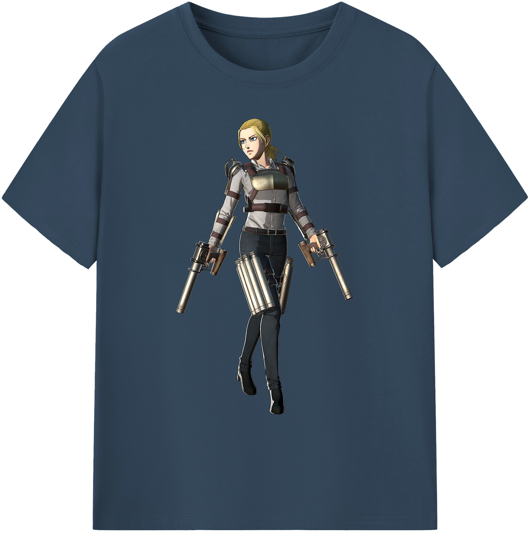 （画像用） 進撃の巨人 Attack on Titan 綿100％ メンズ半袖Tシャツ｜肌触りやわらか＆通気性