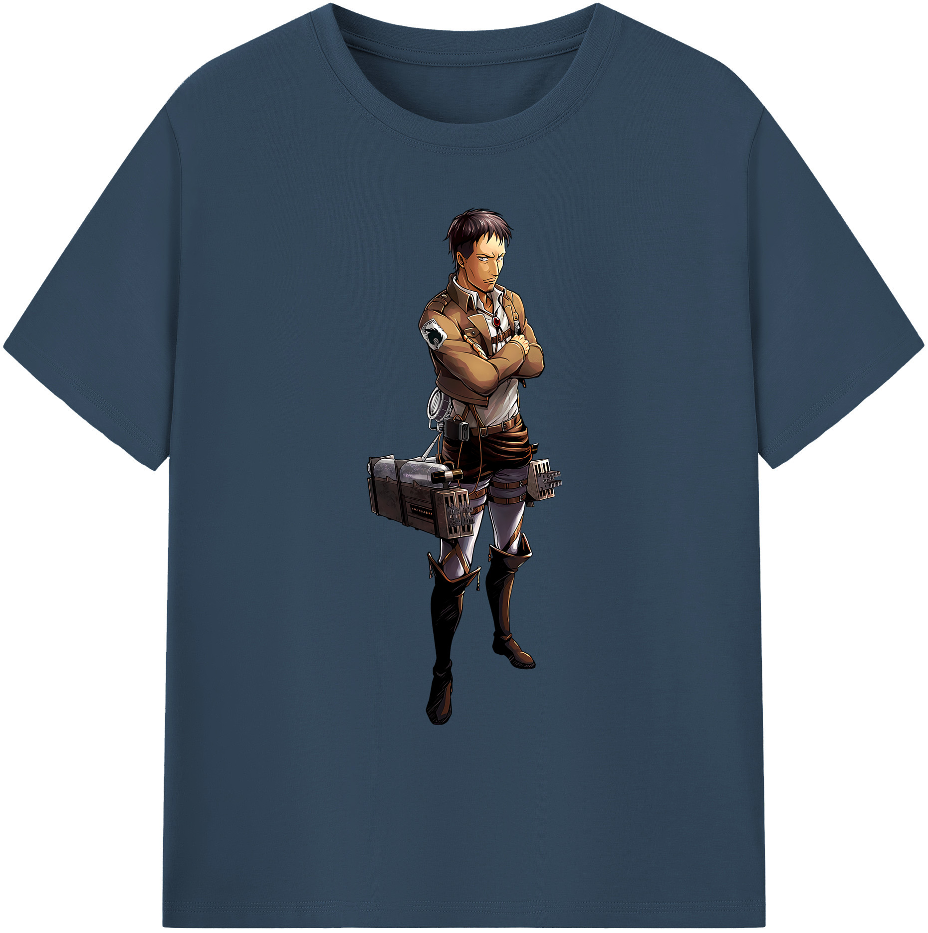 （画像用） 進撃の巨人 Attack on Titan 綿100％ メンズ半袖Tシャツ｜肌触りやわらか＆通気性