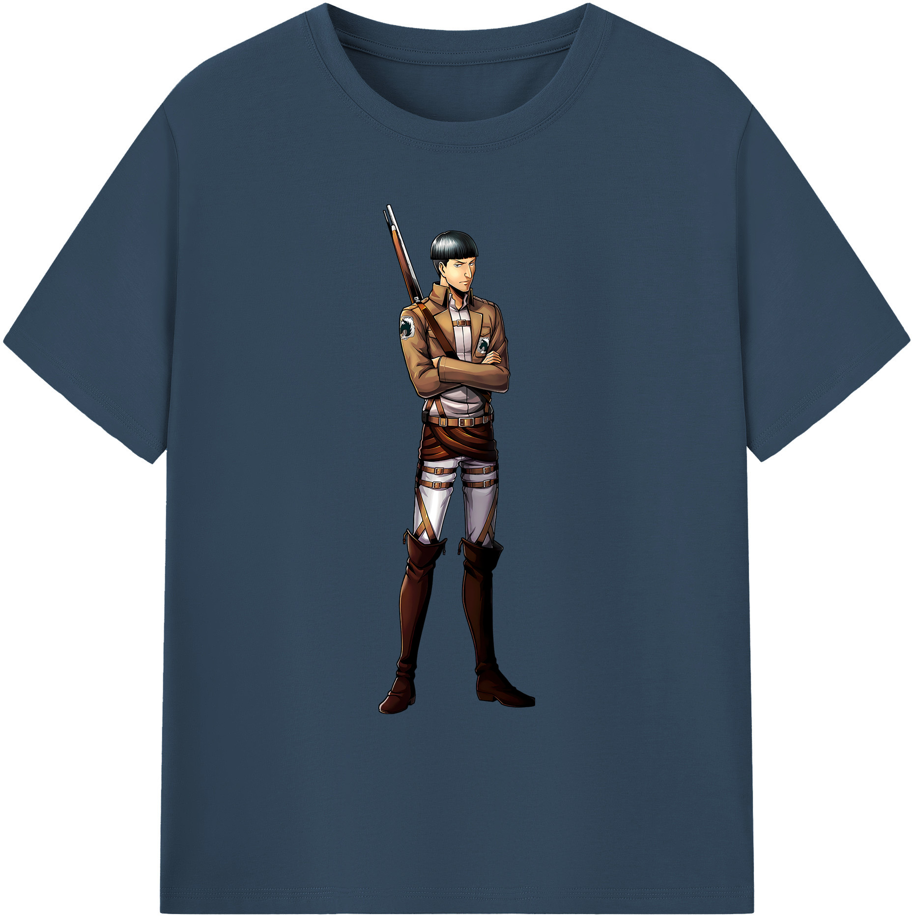 （画像用） 進撃の巨人 Attack on Titan 綿100％ メンズ半袖Tシャツ｜肌触りやわらか＆通気性