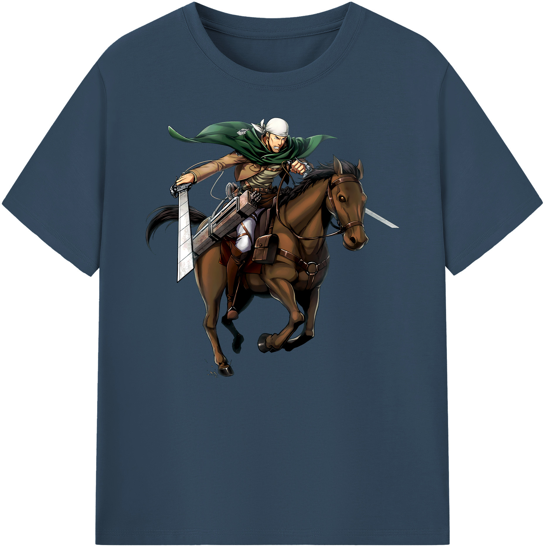 （画像用） 進撃の巨人 Attack on Titan 綿100％ メンズ半袖Tシャツ｜肌触りやわらか＆通気性