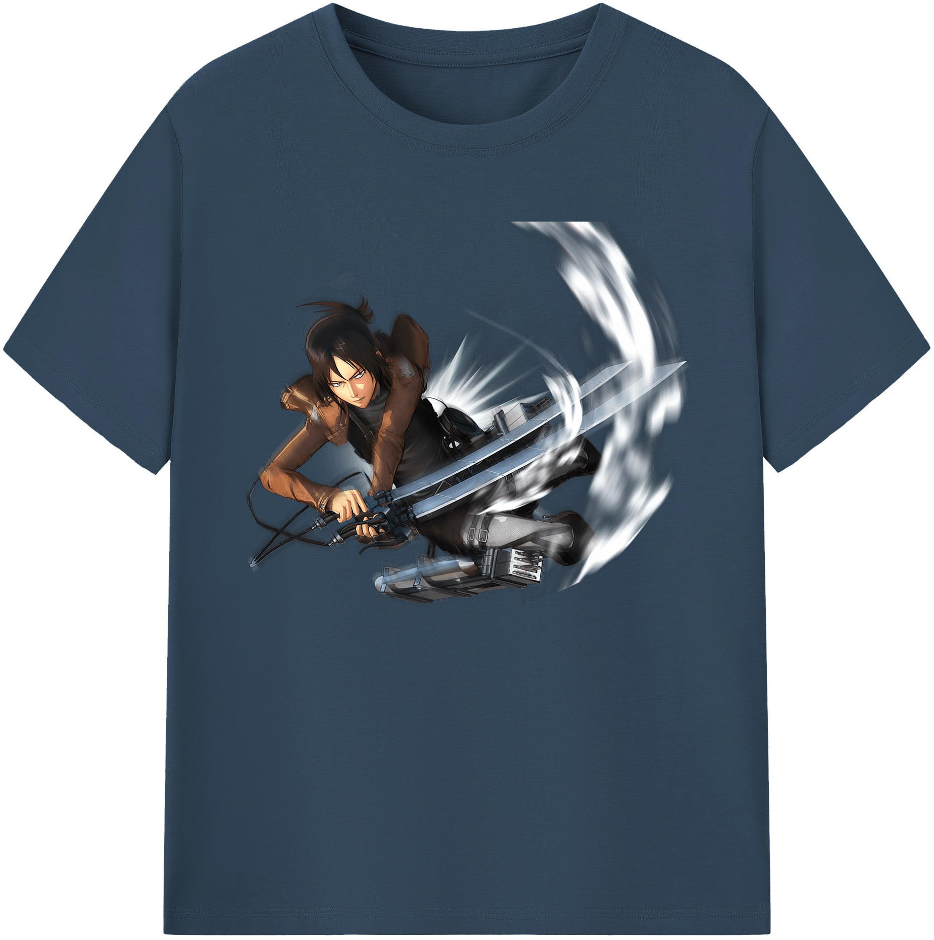 （画像用） 進撃の巨人 Attack on Titan 綿100％ メンズ半袖Tシャツ｜肌触りやわらか＆通気性