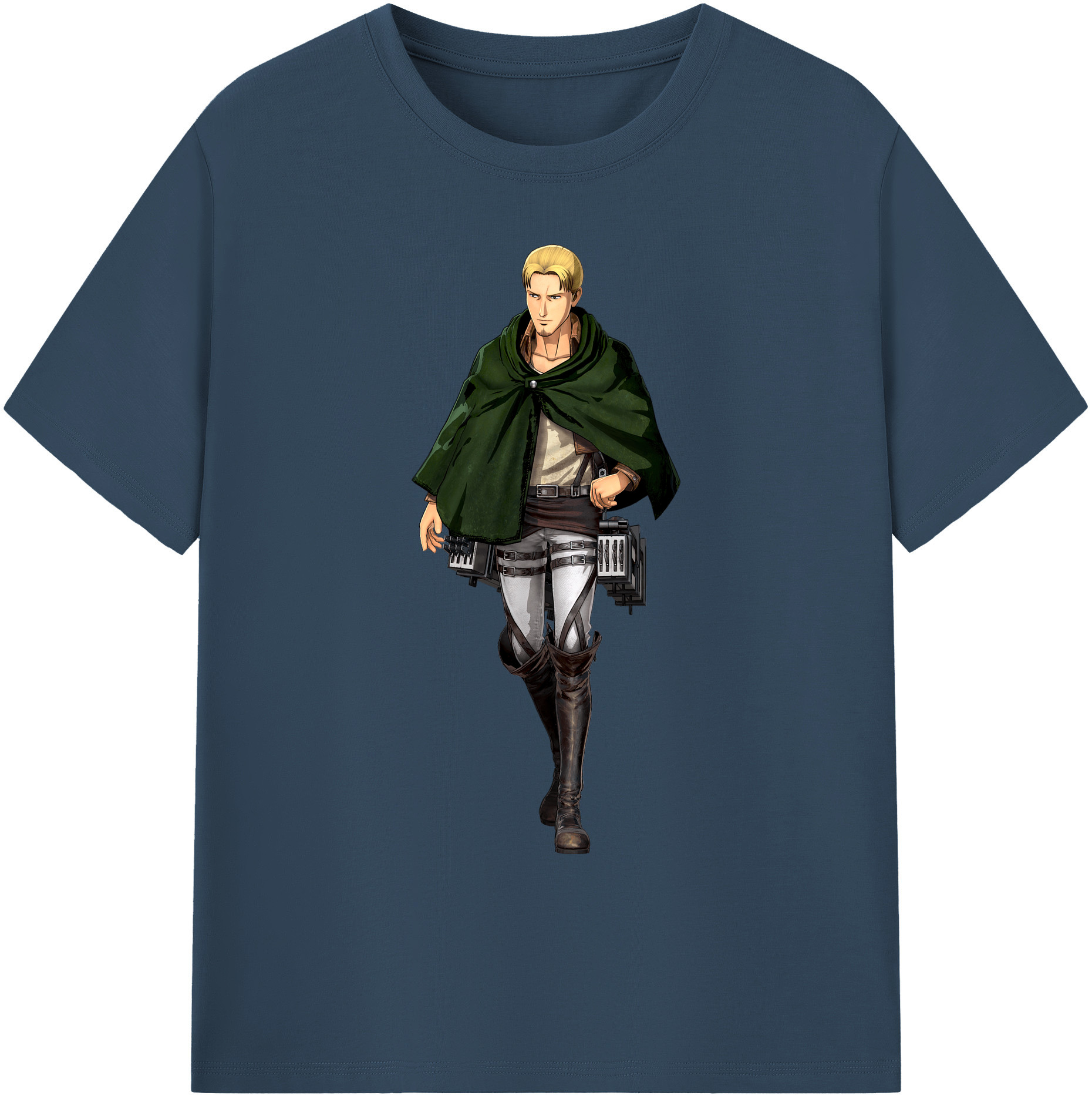 （画像用） 進撃の巨人 Attack on Titan 綿100％ メンズ半袖Tシャツ｜肌触りやわらか＆通気性