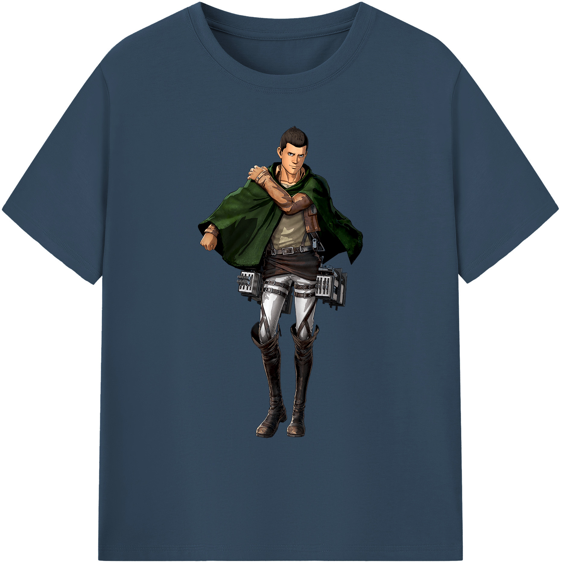 （画像用） 進撃の巨人 Attack on Titan 綿100％ メンズ半袖Tシャツ｜肌触りやわらか＆通気性