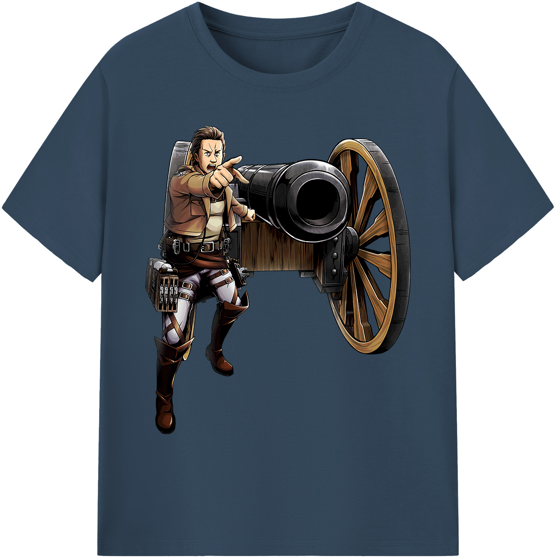 （画像用） 進撃の巨人 Attack on Titan 綿100％ メンズ半袖Tシャツ｜肌触りやわらか＆通気性
