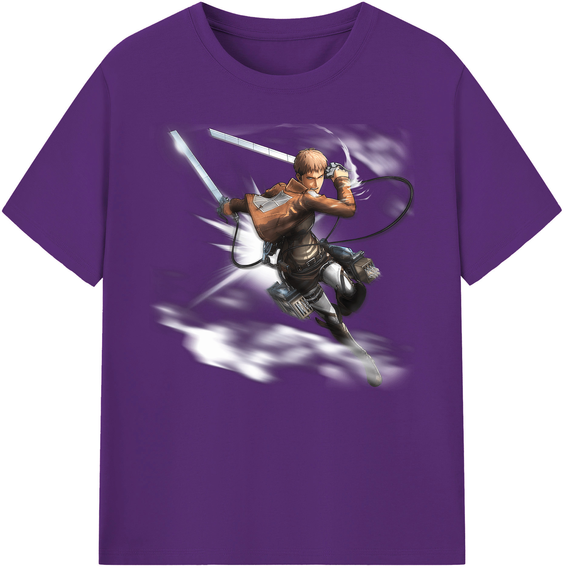 （画像用） 進撃の巨人 ジャン・キルシュタイン Attack on Titan Jean Kirstein 綿100％ メンズ半袖Tシャツ｜肌触りやわらか＆通気性