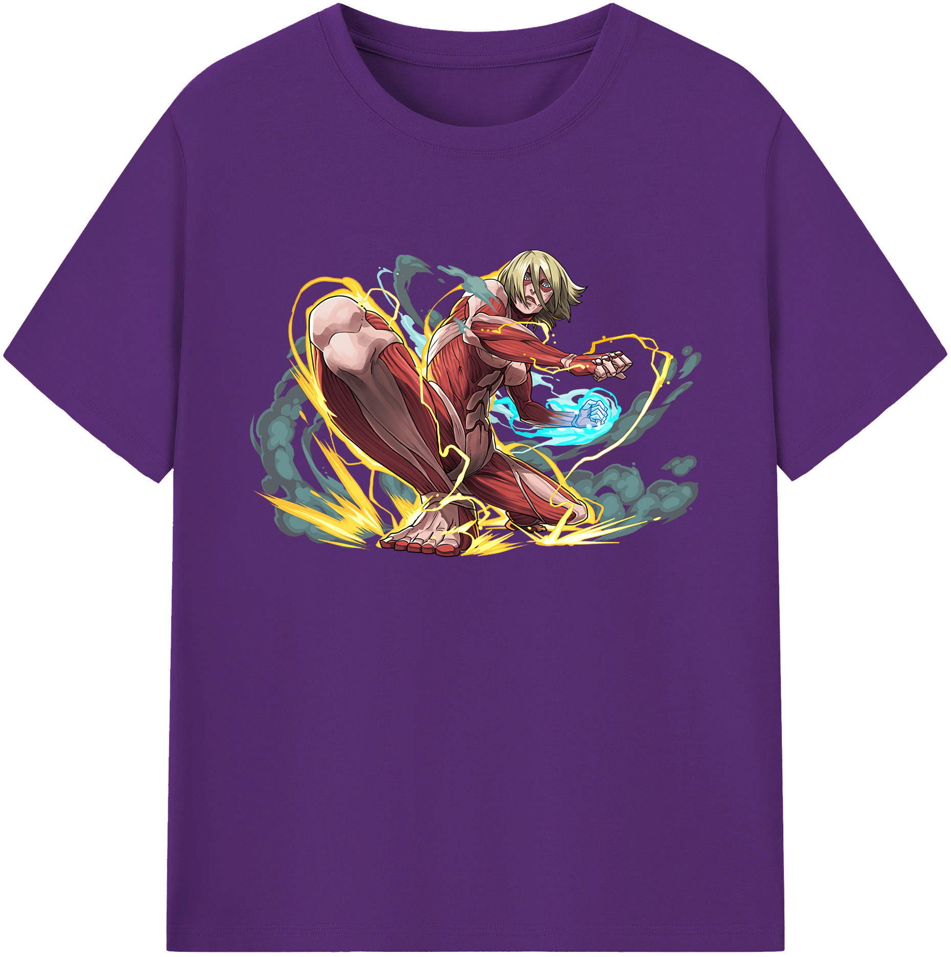（画像用） 進撃の巨人 Attack on Titan 綿100％ メンズ半袖Tシャツ｜肌触りやわらか＆通気性