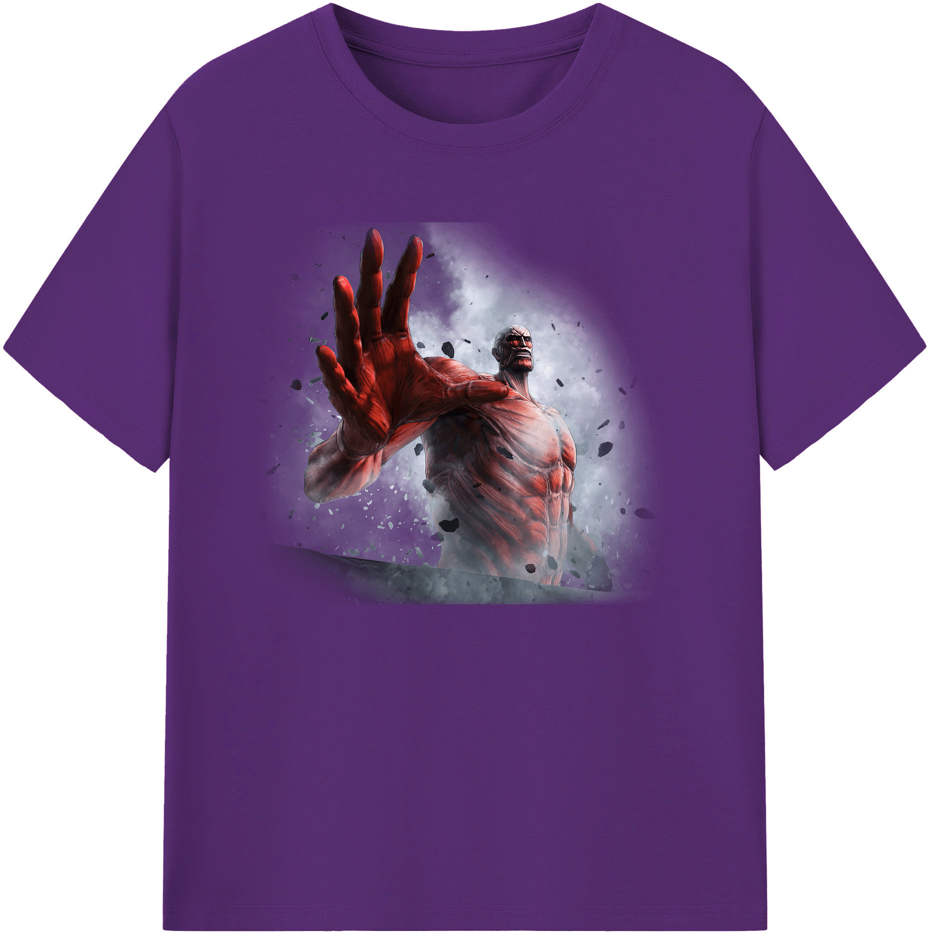 （画像用） 進撃の巨人 Attack on Titan 綿100％ メンズ半袖Tシャツ｜肌触りやわらか＆通気性