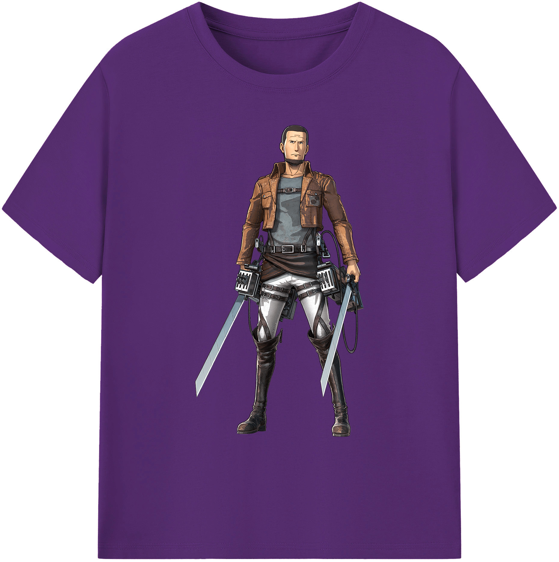 （画像用） 進撃の巨人 Attack on Titan 綿100％ メンズ半袖Tシャツ｜肌触りやわらか＆通気性