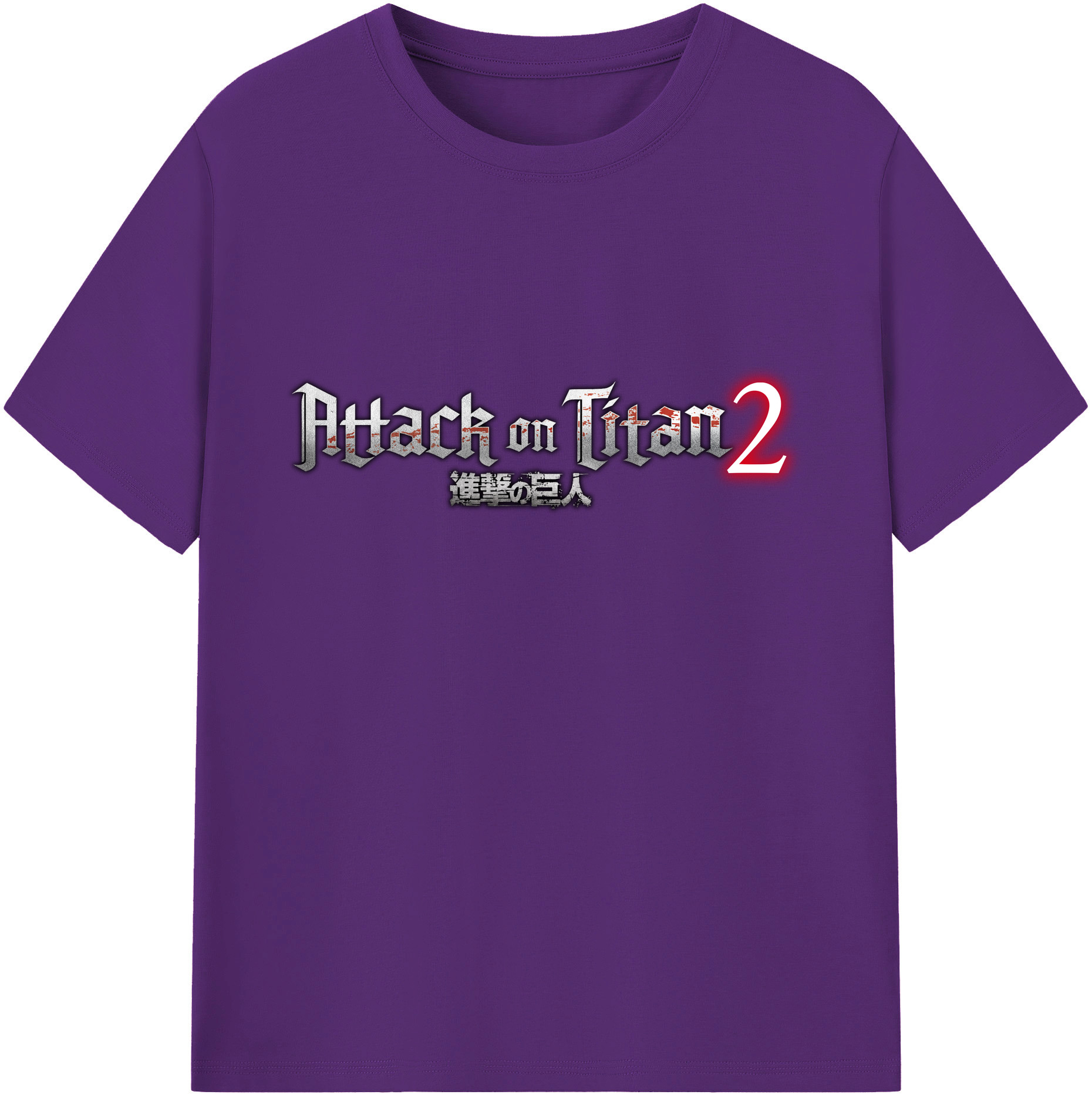 （画像用） 進撃の巨人 Attack on Titan 綿100％ メンズ半袖Tシャツ｜肌触りやわらか＆通気性