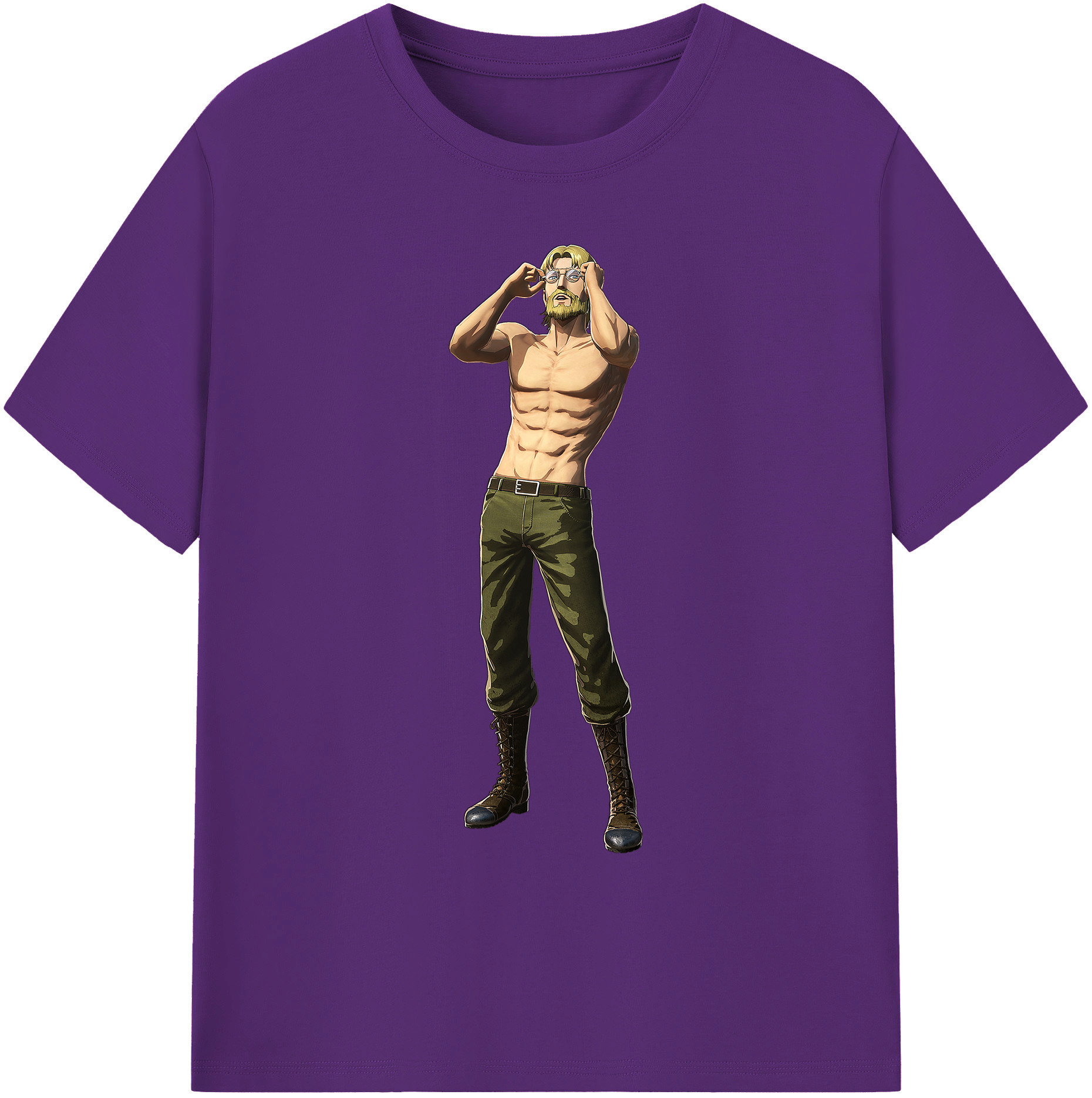 （画像用） 進撃の巨人 Attack on Titan 綿100％ メンズ半袖Tシャツ｜肌触りやわらか＆通気性