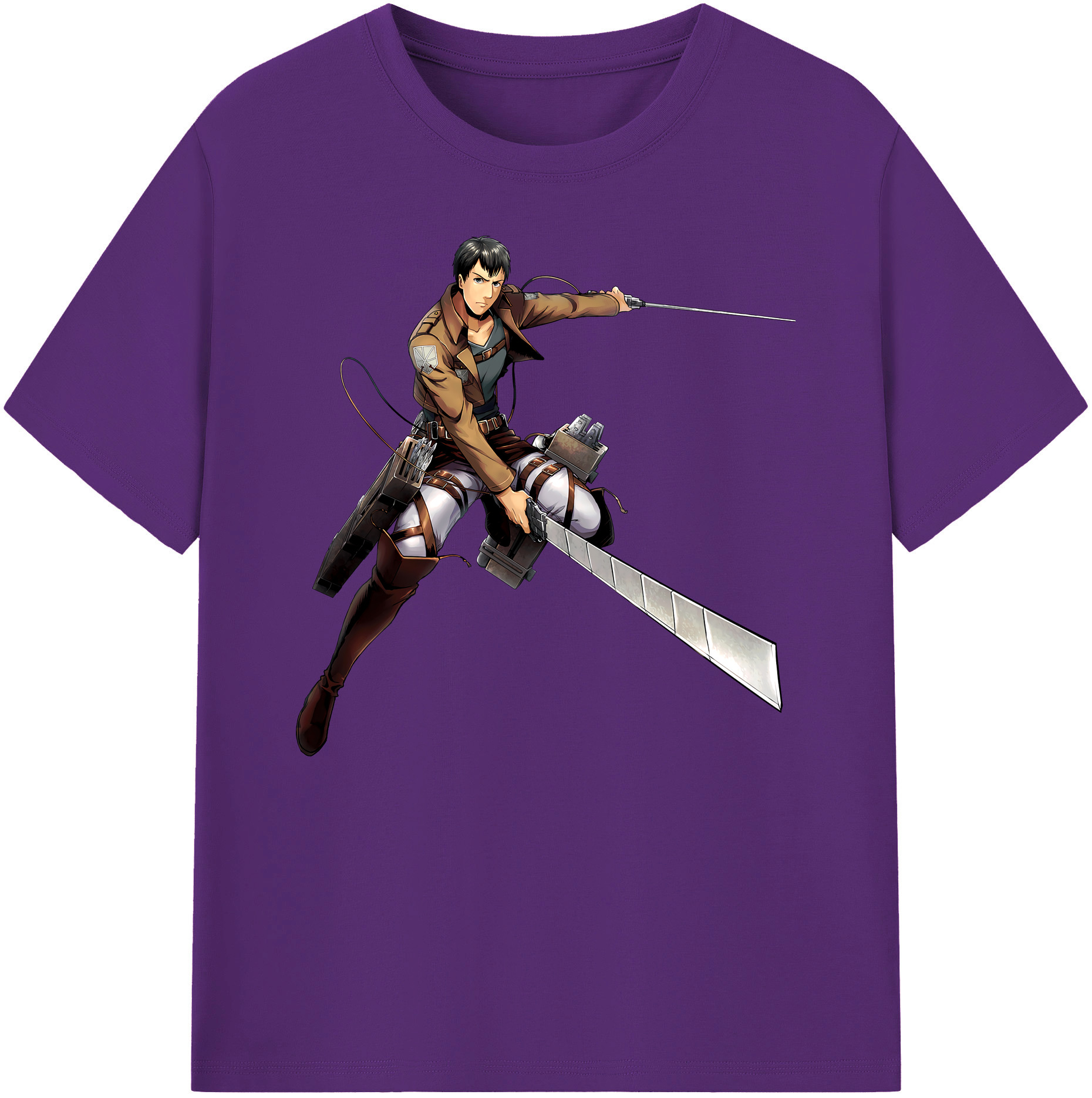 （画像用） 進撃の巨人 ベルトルト・フーバー Attack on Titan Bertholdt Hoover 綿100％ メンズ半袖Tシャツ｜肌触りやわらか＆通気性