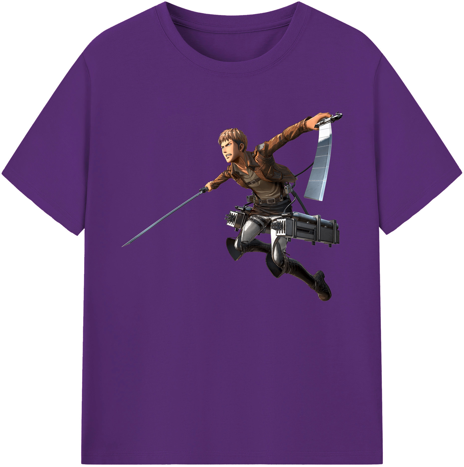 （画像用） 進撃の巨人 ジャン・キルシュタイン Attack on Titan Jean Kirstein 綿100％ メンズ半袖Tシャツ｜肌触りやわらか＆通気性