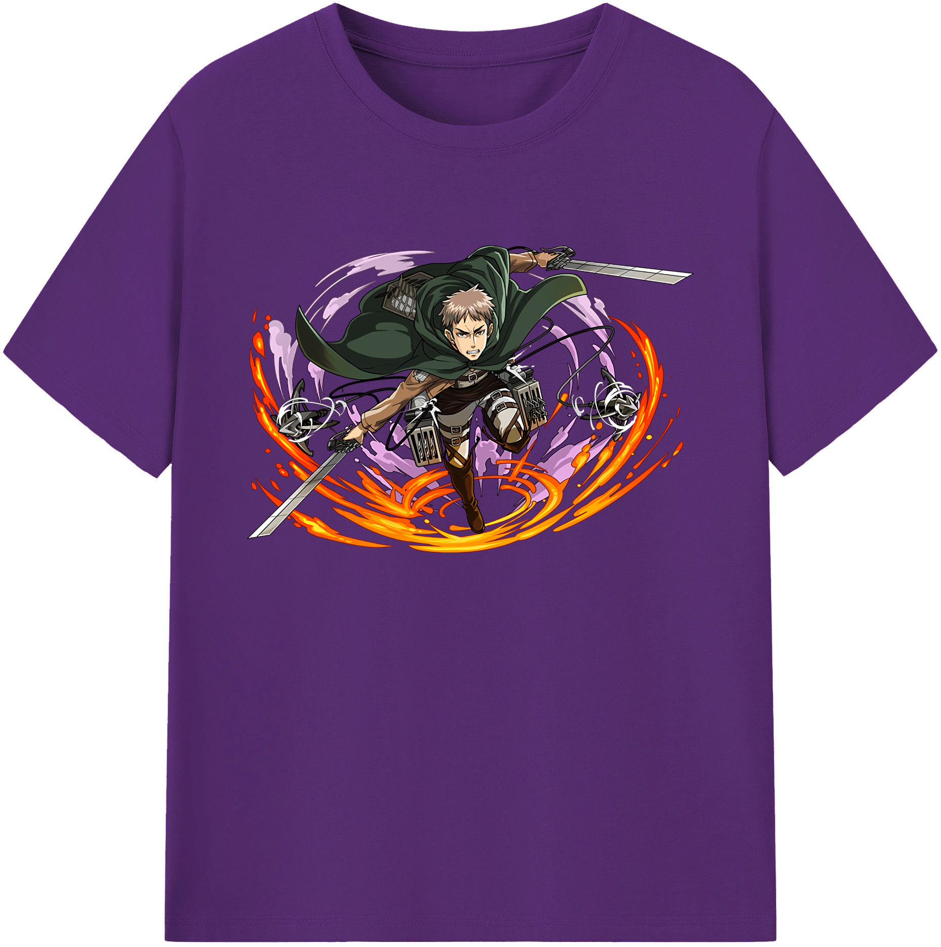 （画像用） 進撃の巨人 ジャン・キルシュタイン Attack on Titan Jean Kirstein 綿100％ メンズ半袖Tシャツ｜肌触りやわらか＆通気性